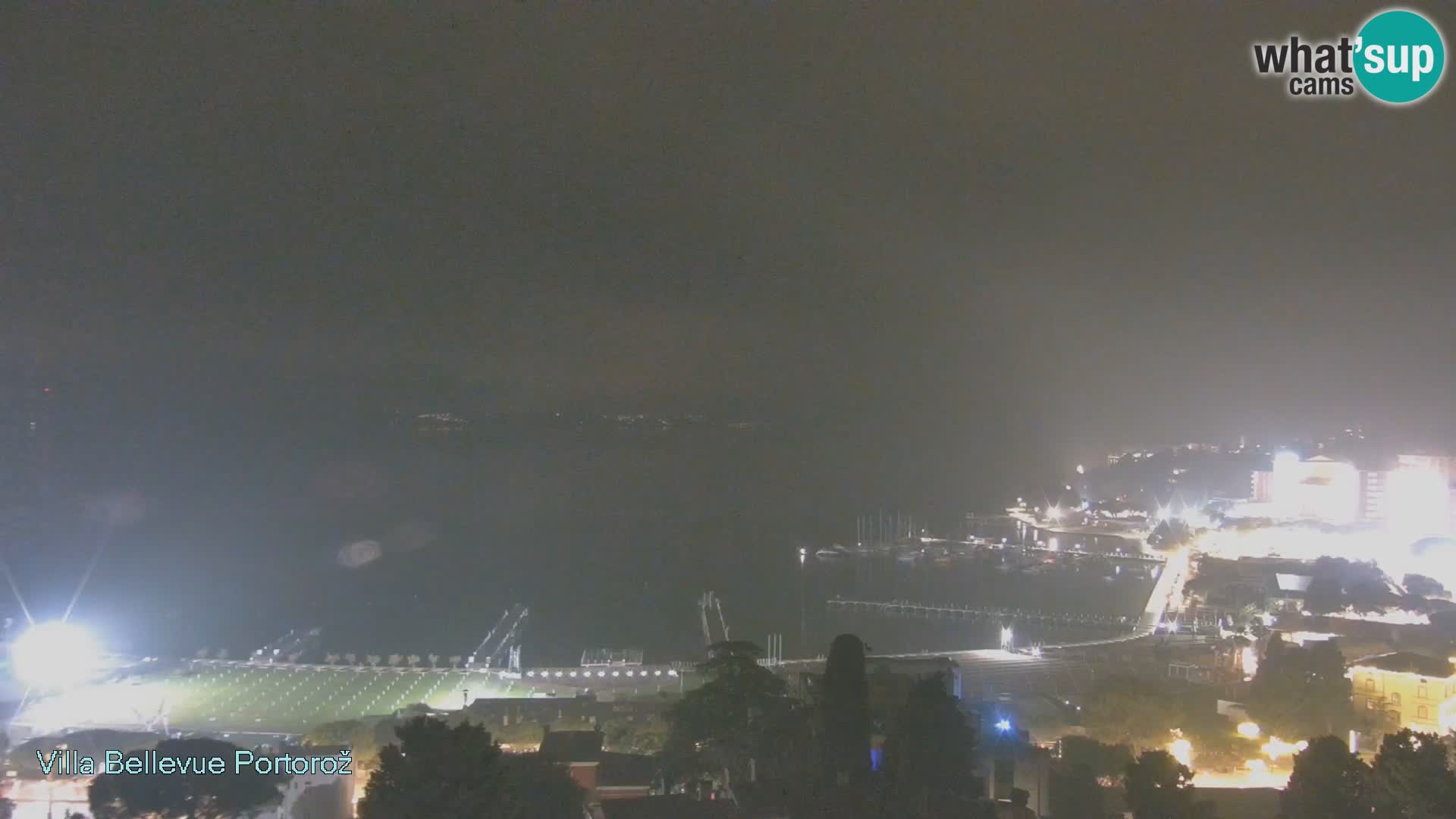 Portorož camera en vivo – Panorama Villa Bellevue