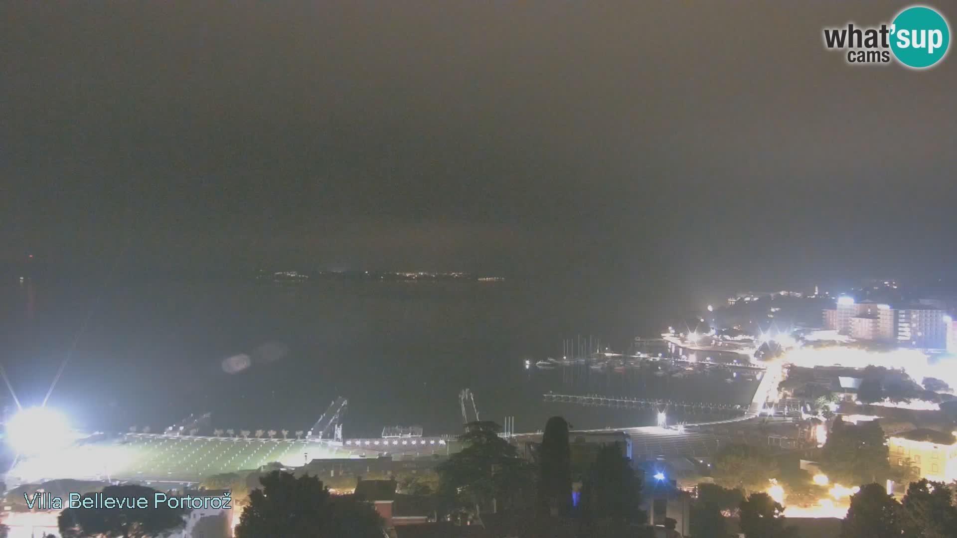 Portorož camera en vivo – Panorama Villa Bellevue