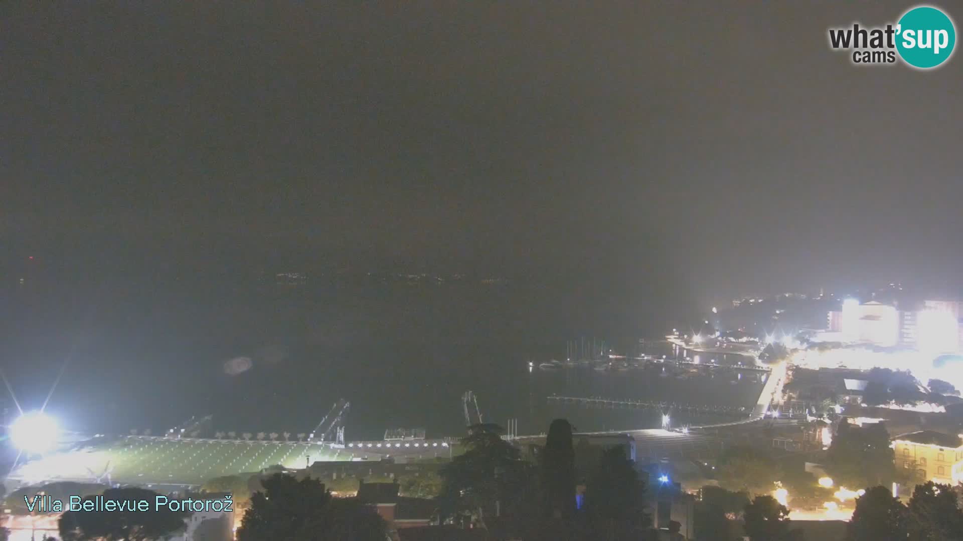 Portorož web kamera – pogled sa Villa Bellevue