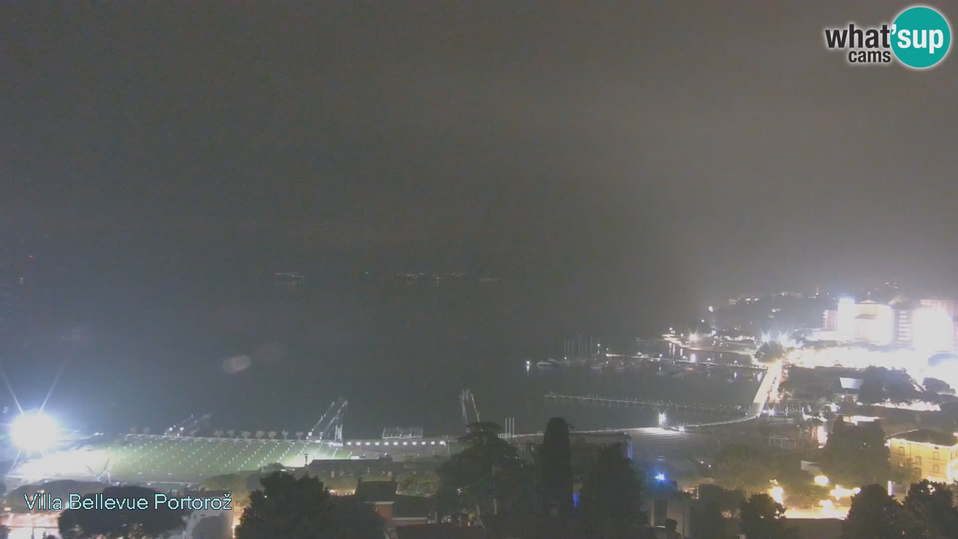 Portorož camera en vivo – Panorama Villa Bellevue