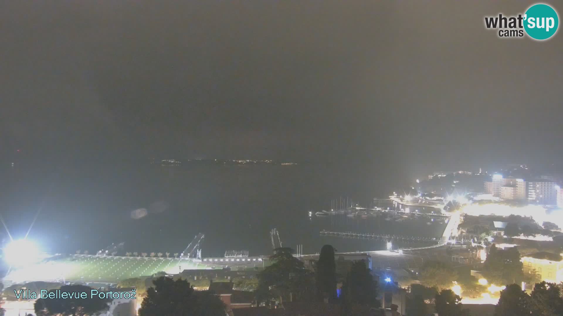 Portorož web kamera – pogled sa Villa Bellevue