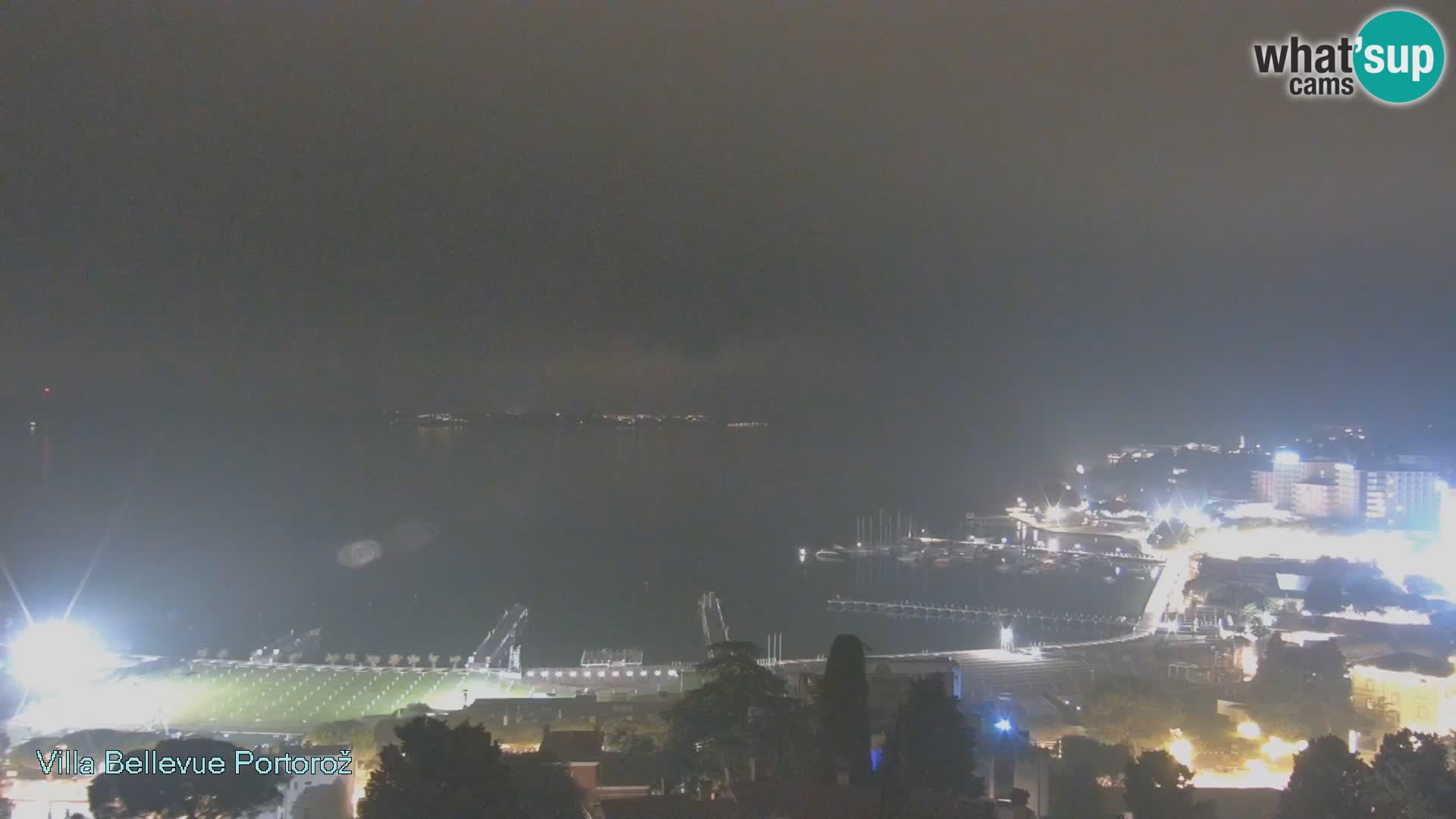 Portorož camera en vivo – Panorama Villa Bellevue