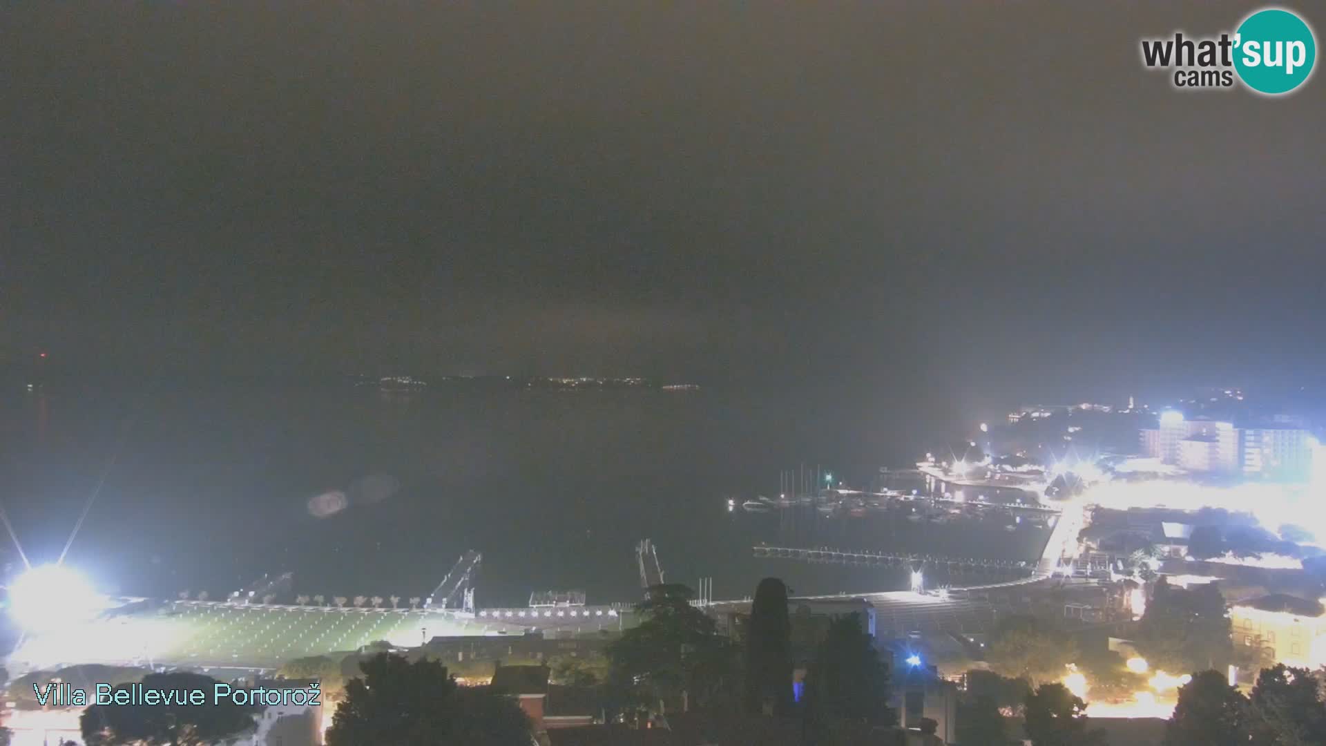 Portorož web kamera – pogled sa Villa Bellevue