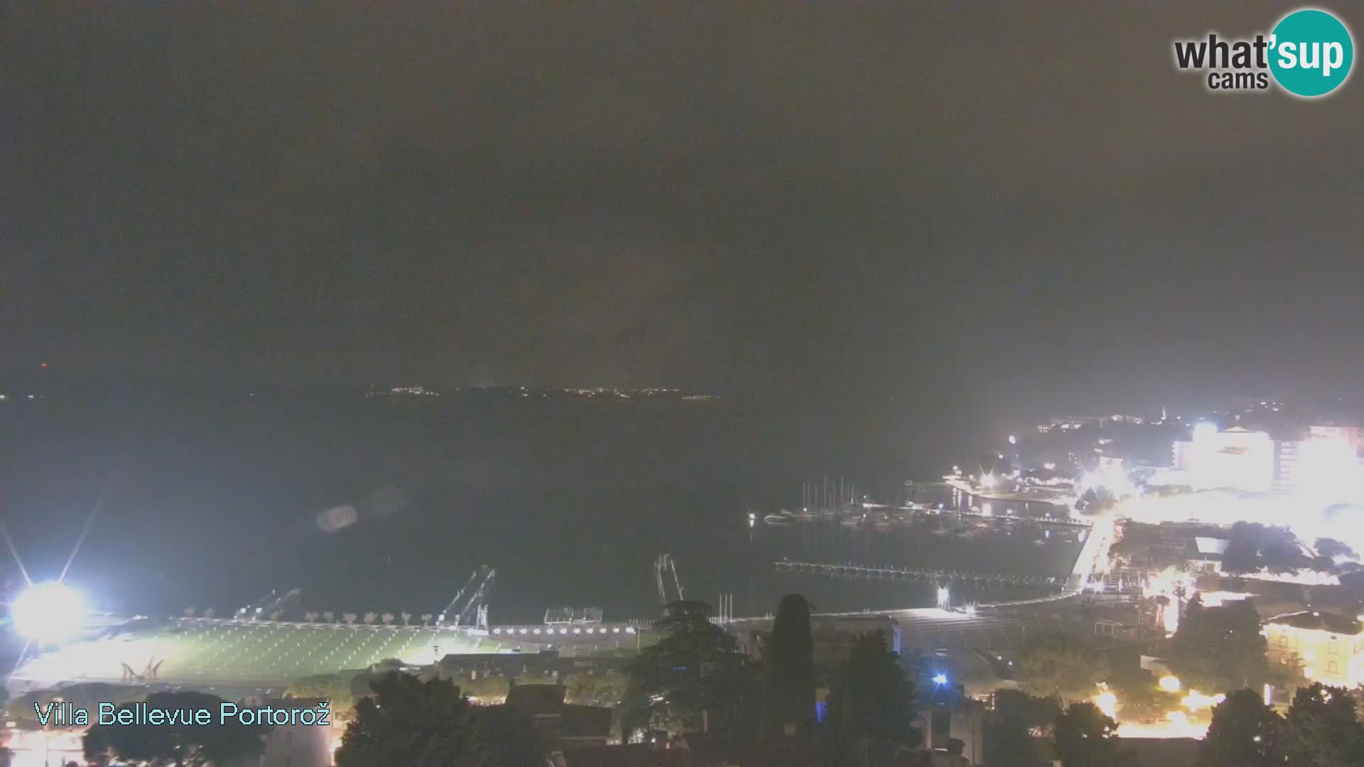 Portorož camera en vivo – Panorama Villa Bellevue