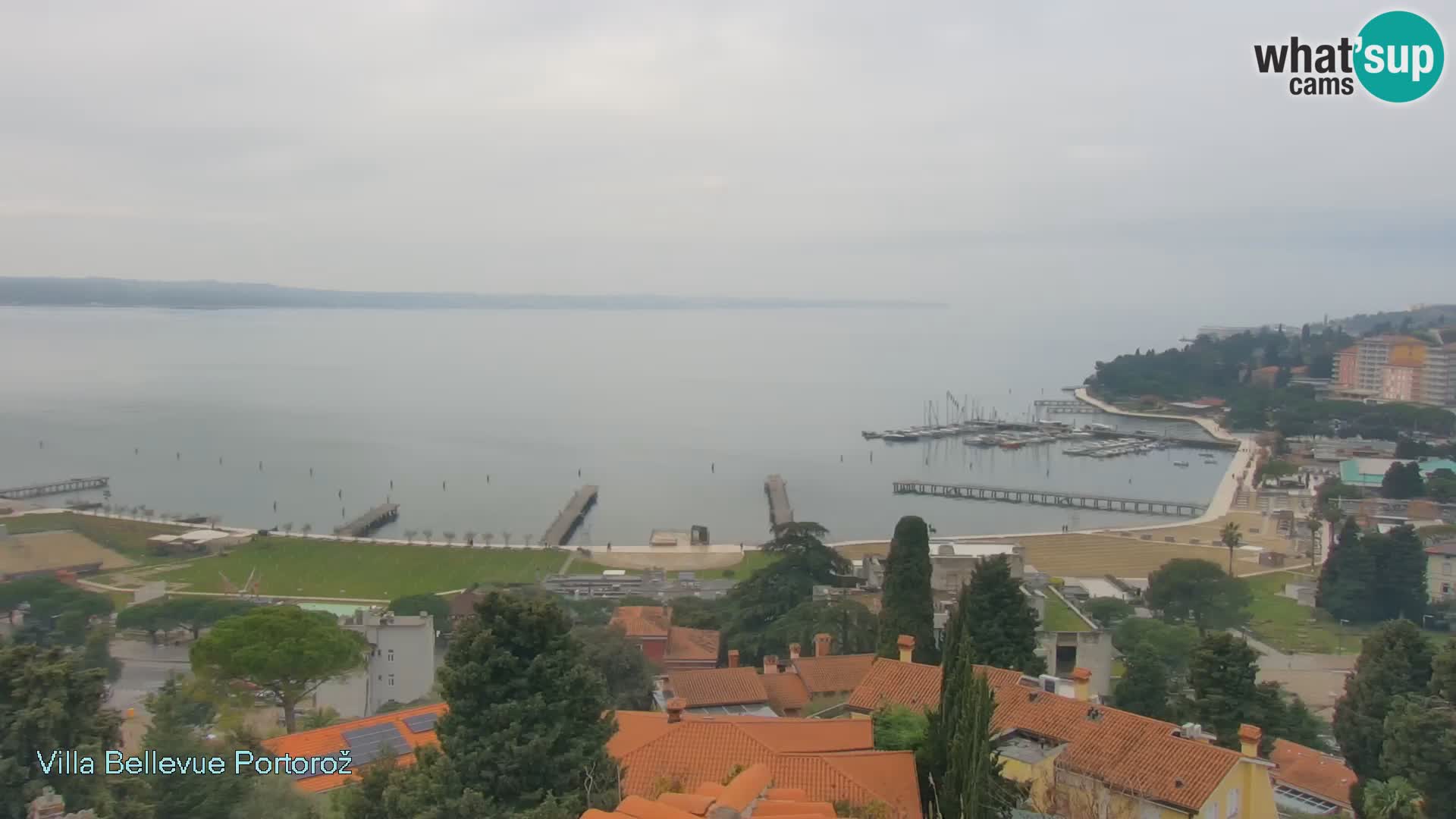 Portorož web kamera – pogled sa Villa Bellevue