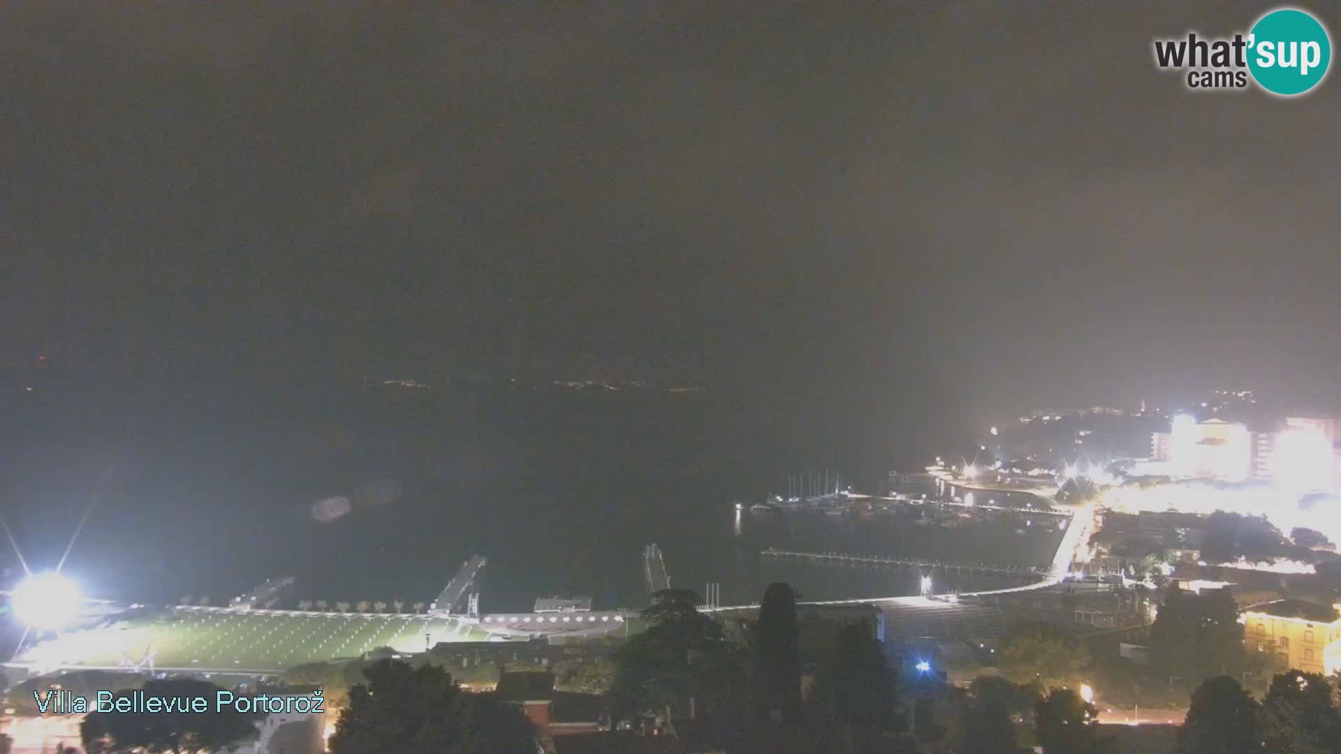 Portorož web kamera – pogled sa Villa Bellevue