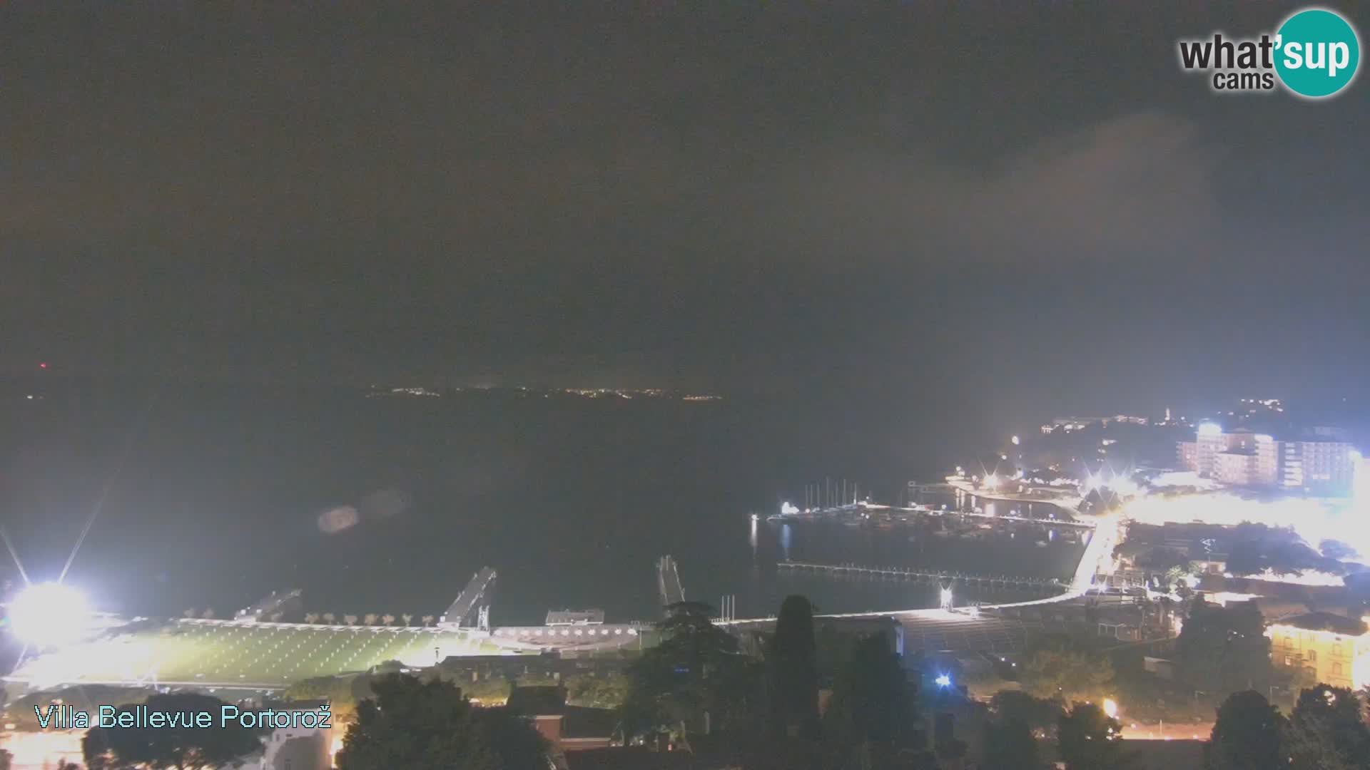 Portorož web kamera – pogled sa Villa Bellevue