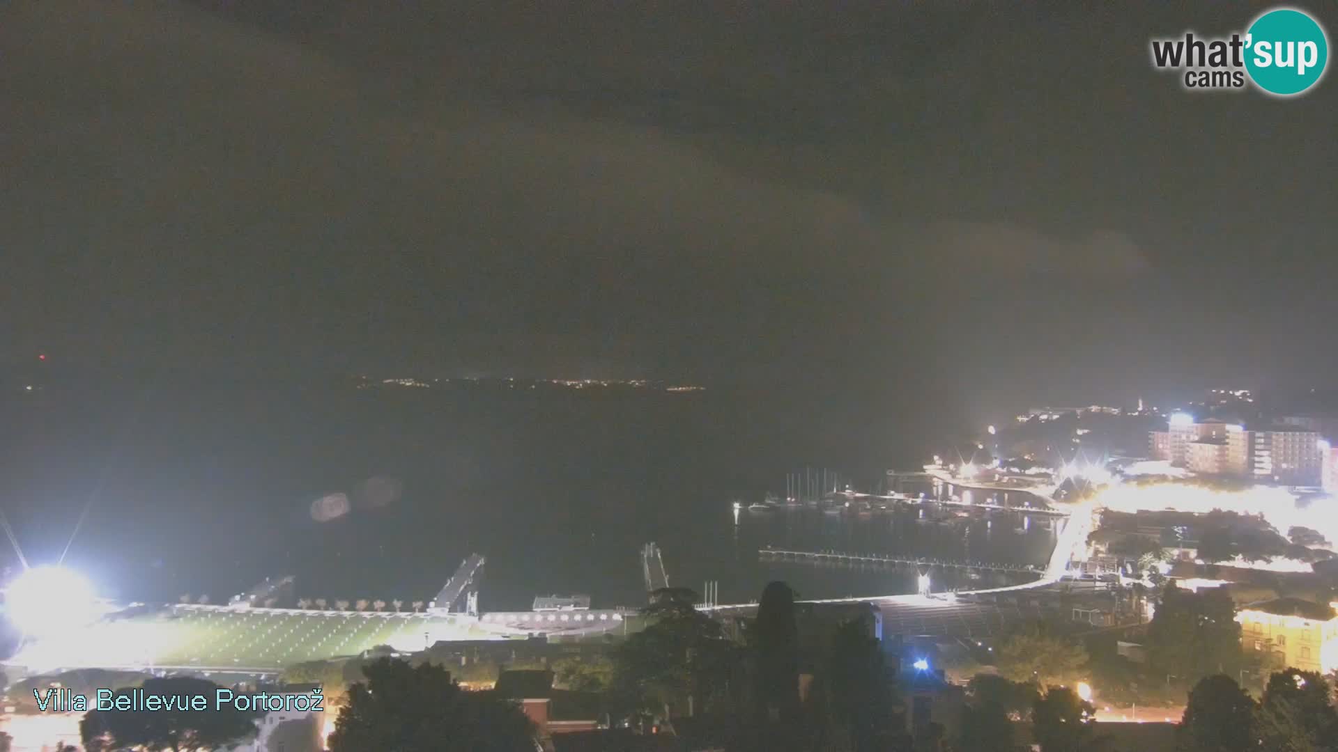 Portorož web kamera – pogled sa Villa Bellevue