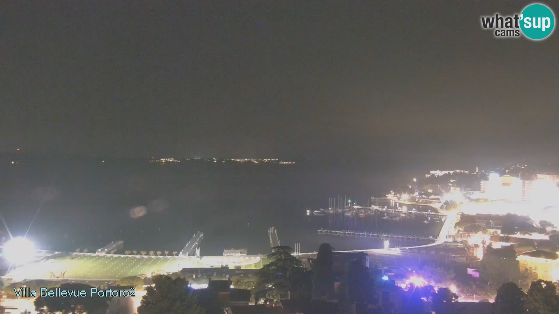 Panorama webcam Portorož – view from Villa Bellevue