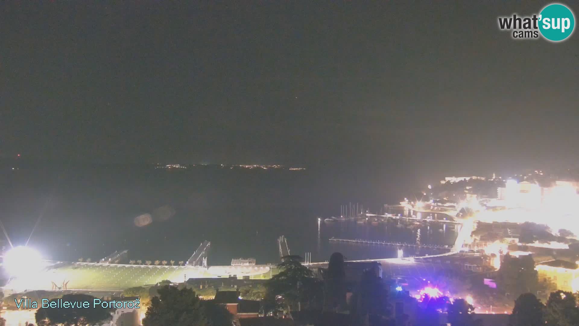 Portorož web kamera – pogled sa Villa Bellevue