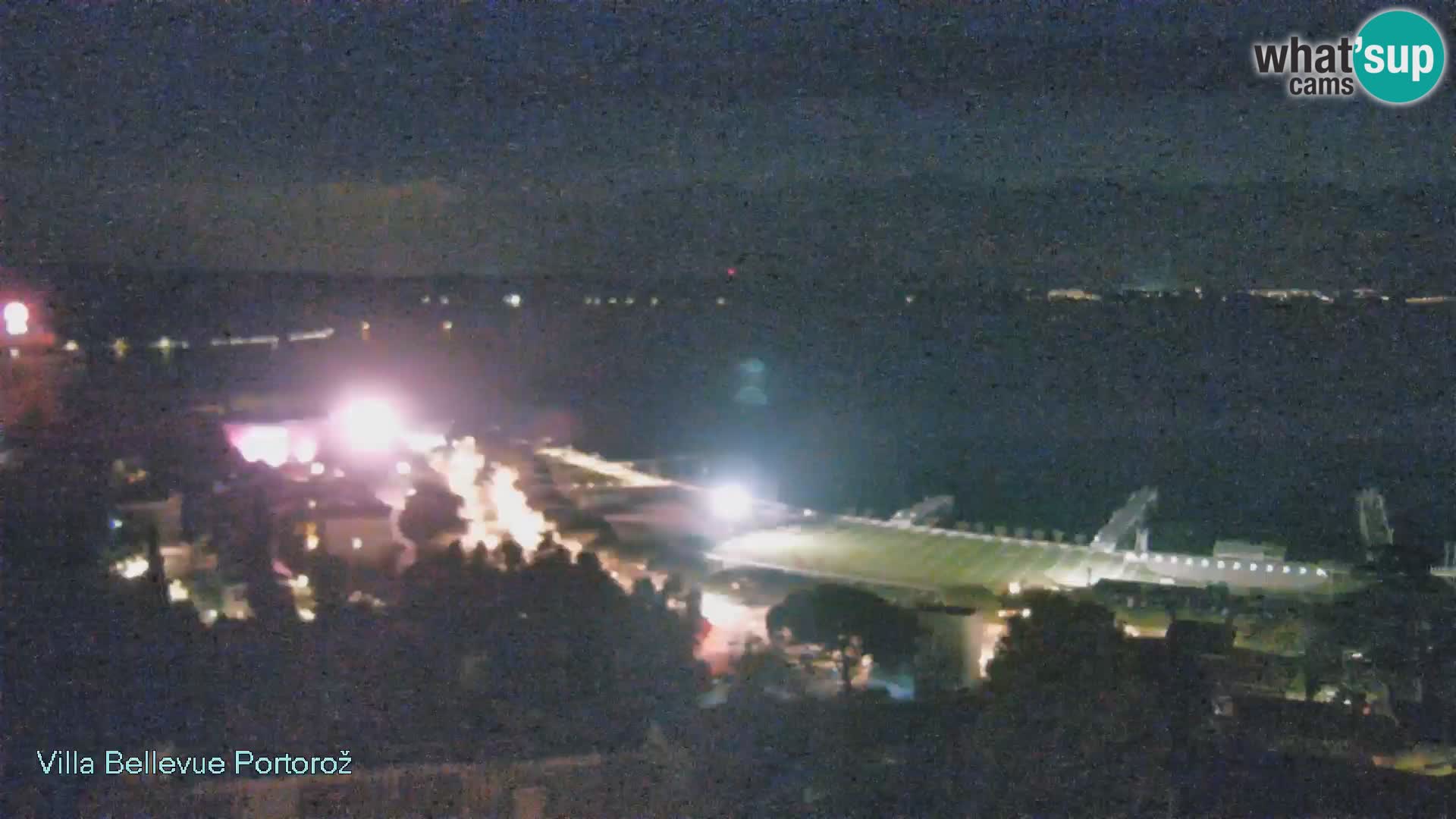 Portorož web kamera – pogled sa Villa Bellevue