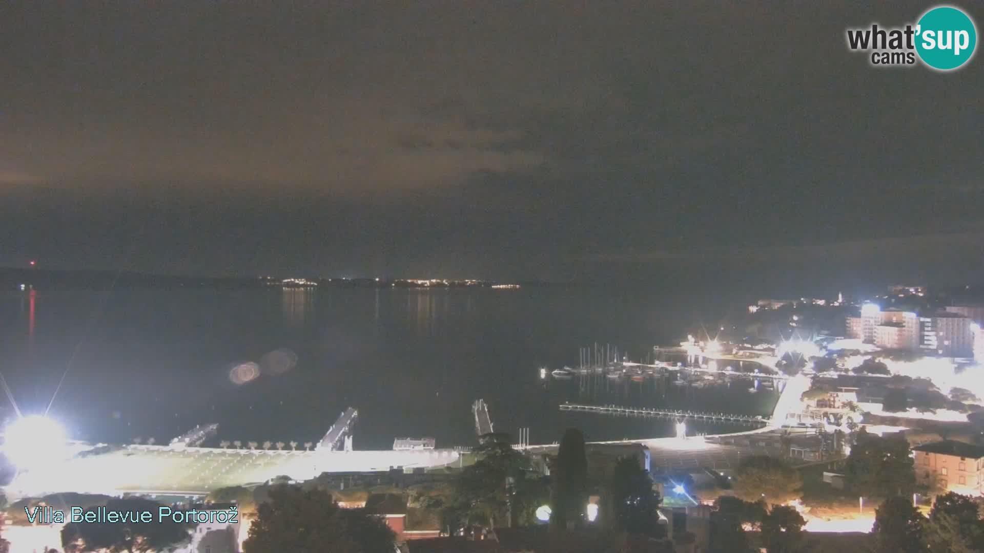 Portorož camera en vivo – Panorama Villa Bellevue