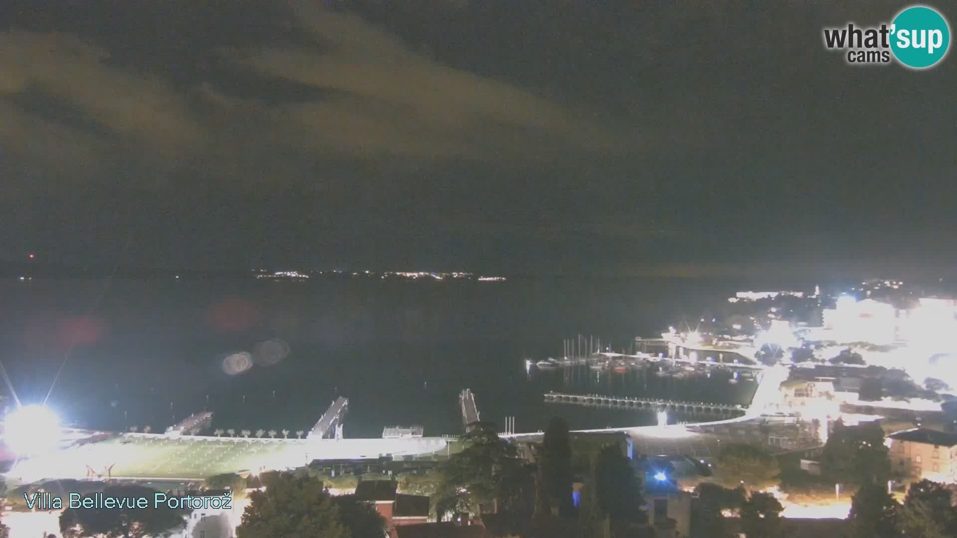 Portorož web kamera – pogled sa Villa Bellevue