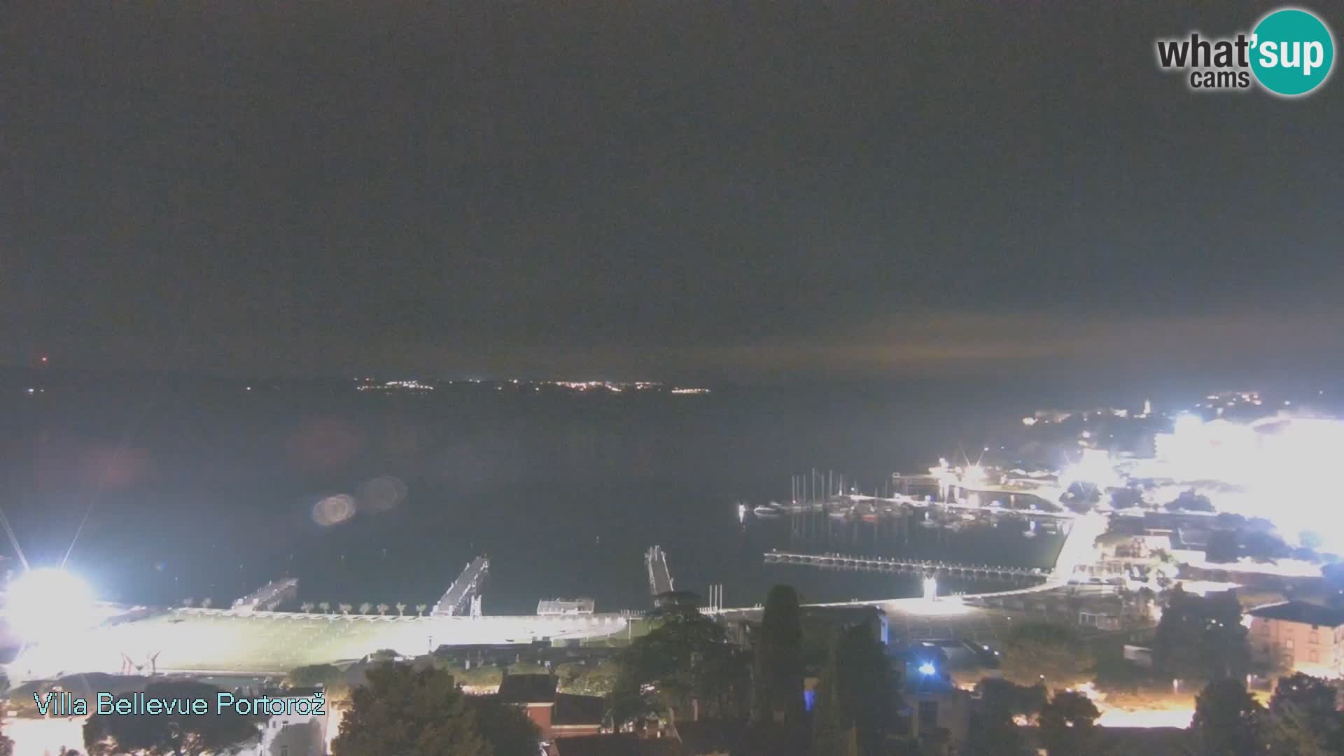 Portorož camera en vivo – Panorama Villa Bellevue