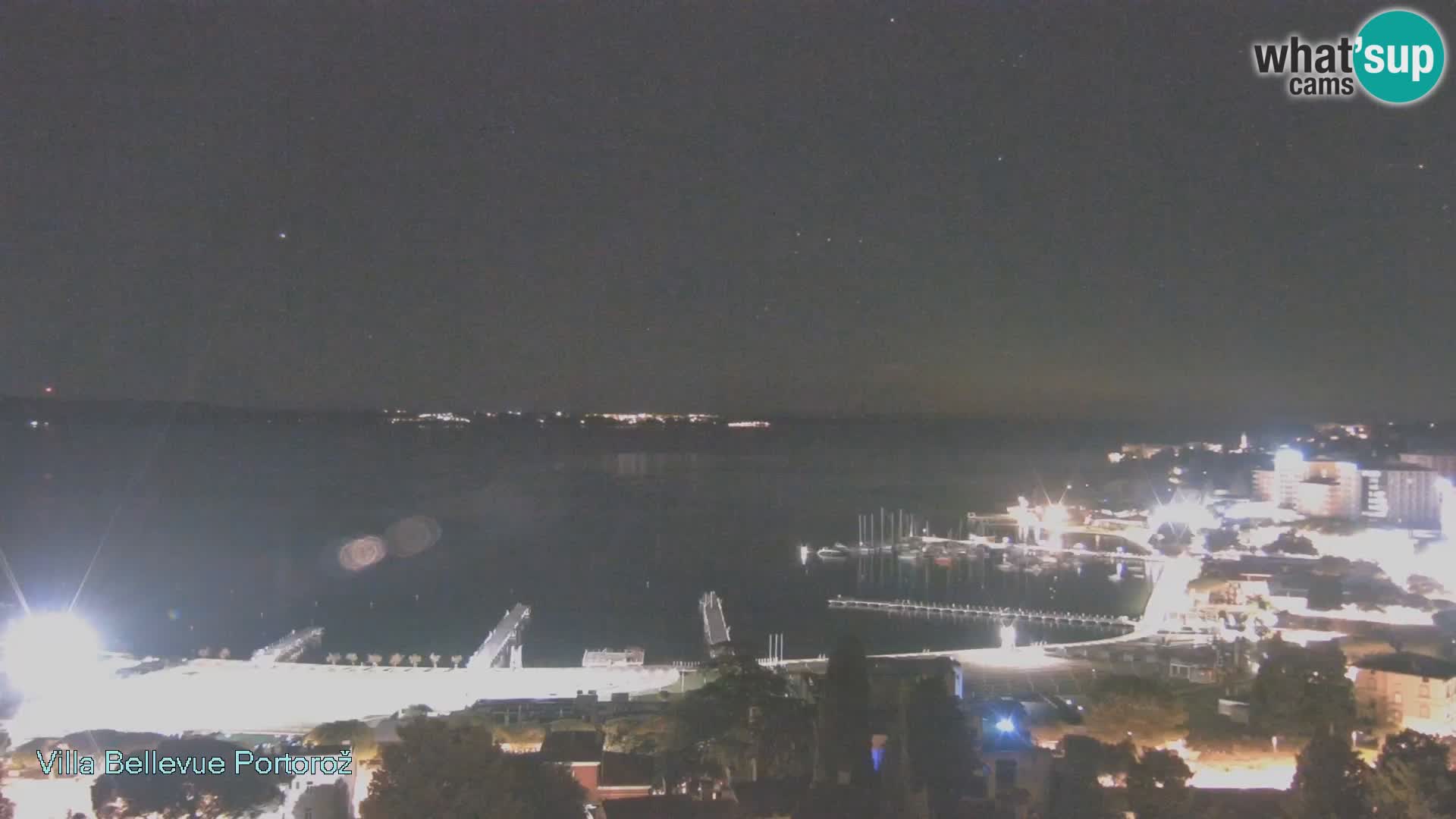 Portorož web kamera – pogled sa Villa Bellevue
