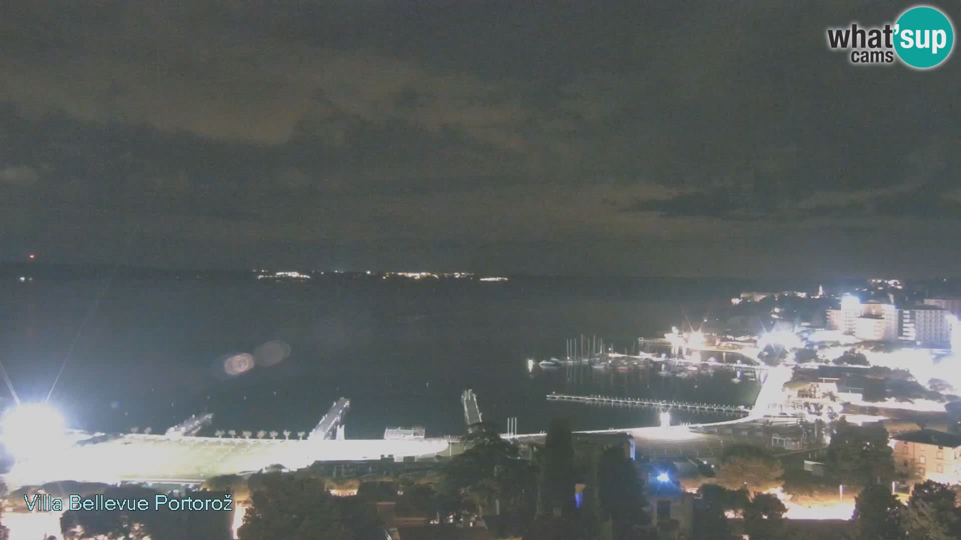 Panorama webcam Portorož – view from Villa Bellevue