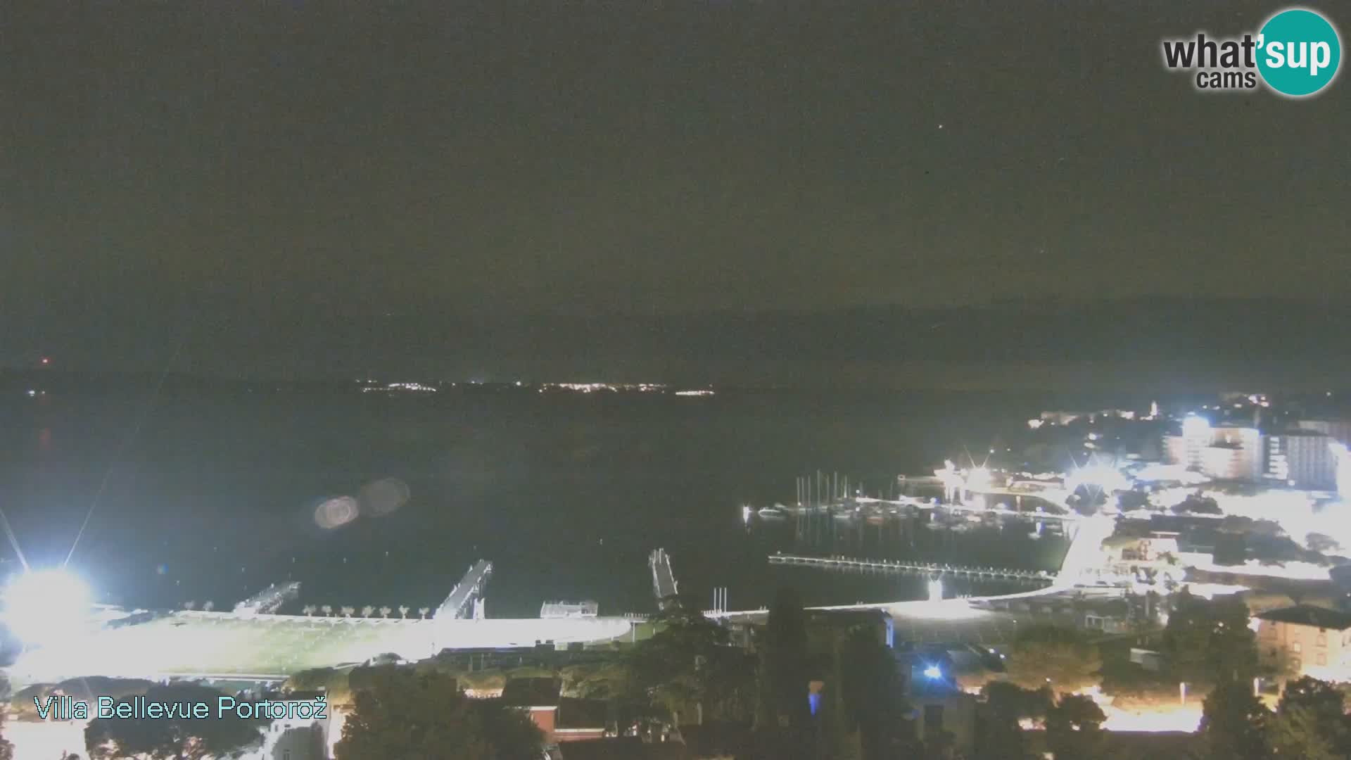 Portorož web kamera – pogled sa Villa Bellevue