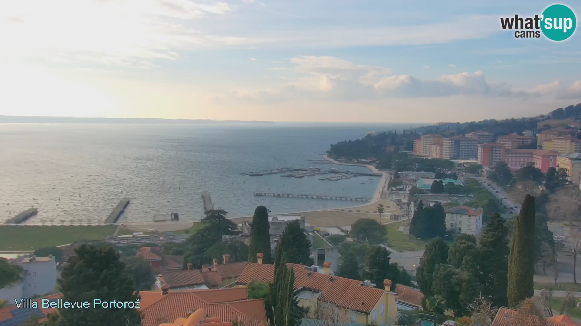 Live Cam Portorož – Panorama Villa Bellevue