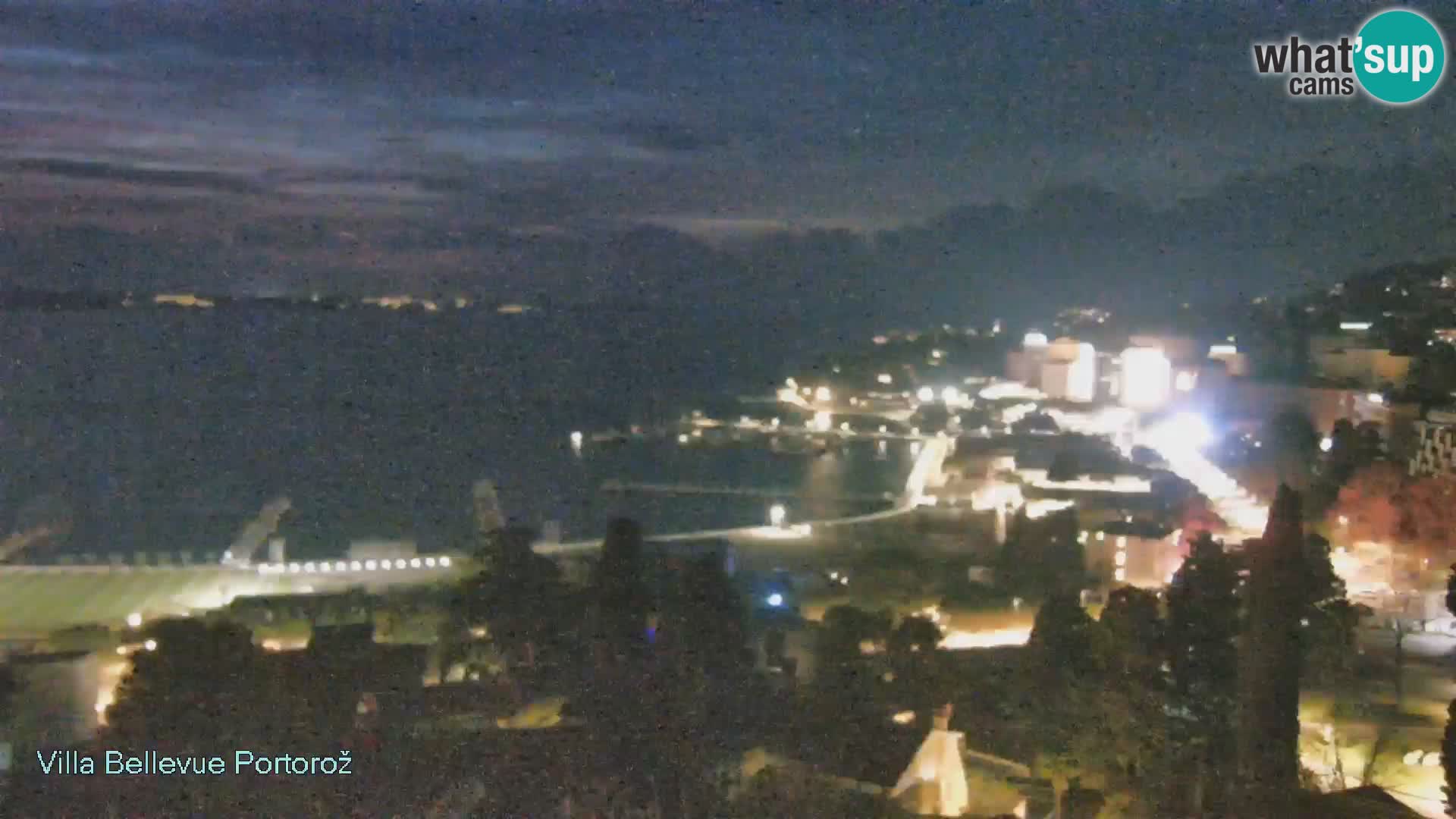 Portorož camera en vivo – Panorama Villa Bellevue