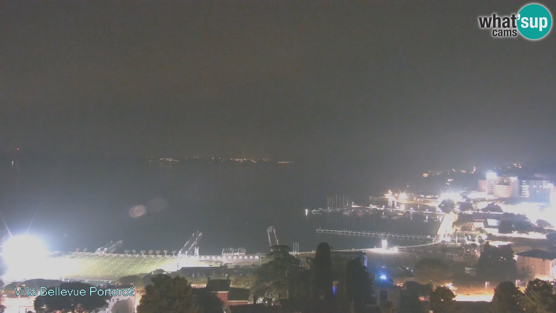 Portorož camera en vivo – Panorama Villa Bellevue