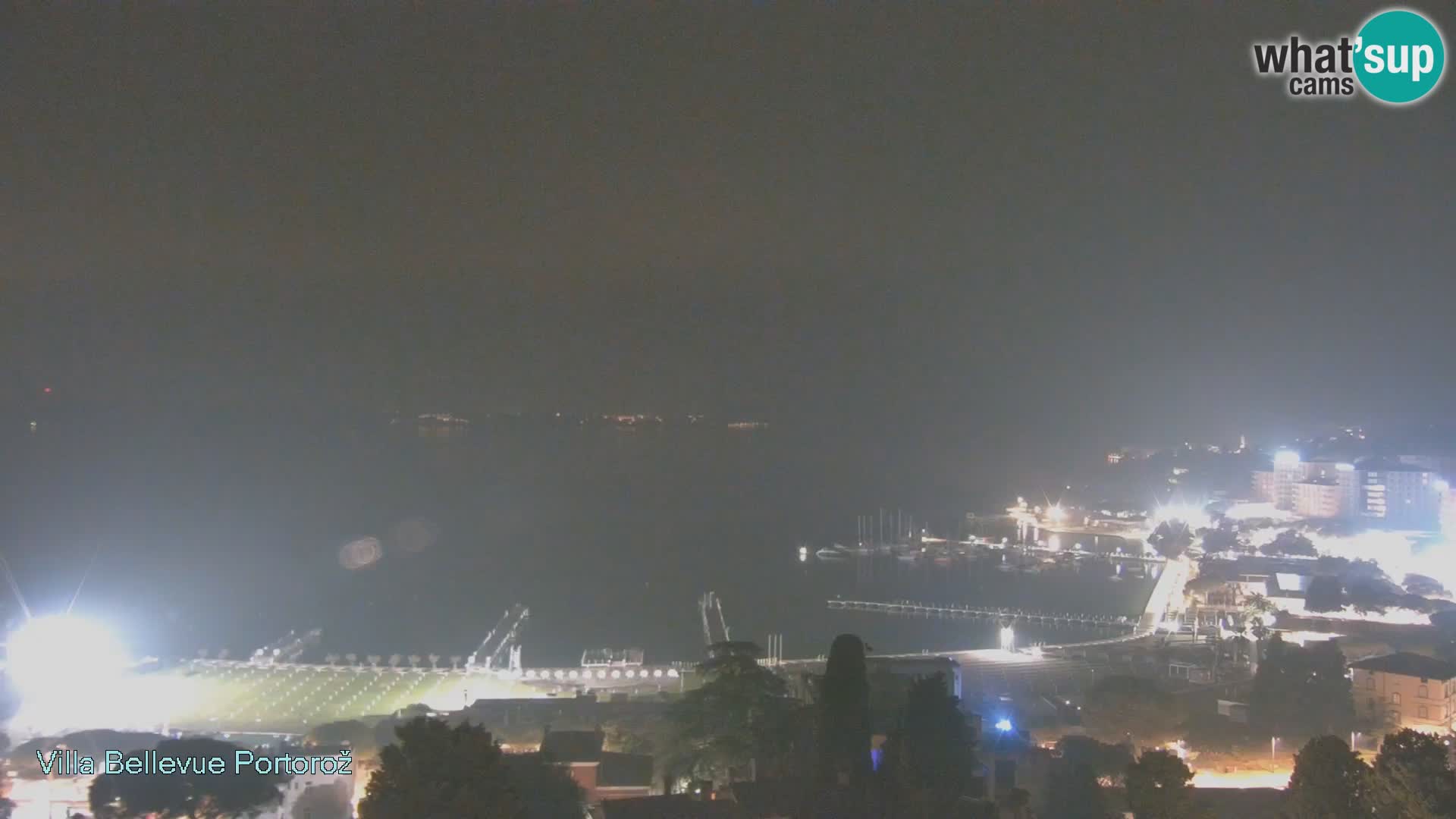Portorož camera en vivo – Panorama Villa Bellevue