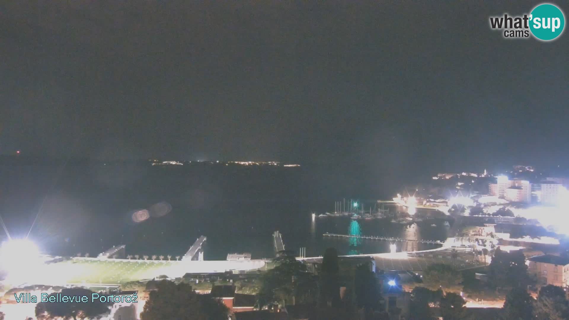 Portorož web kamera – pogled sa Villa Bellevue