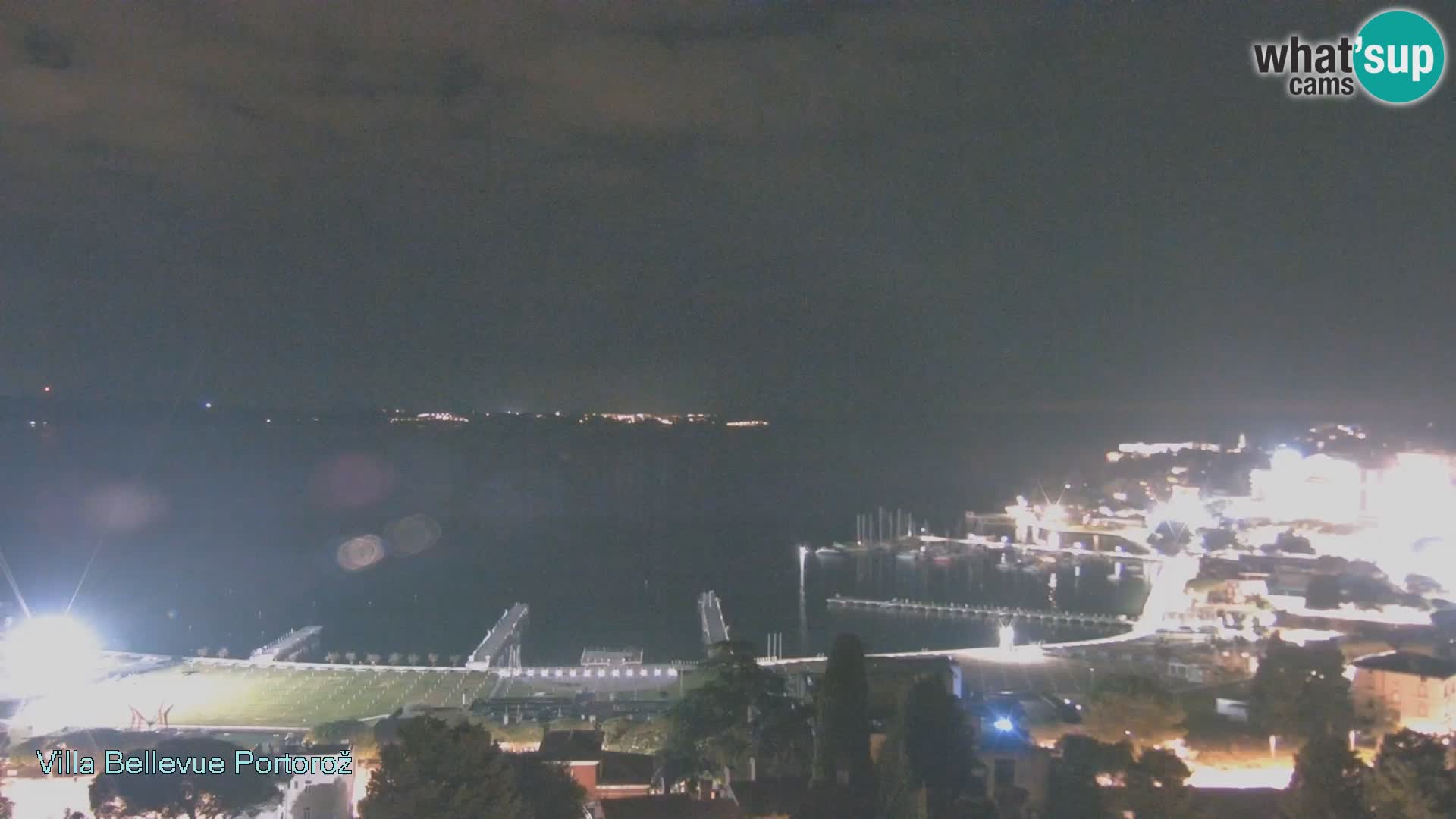 Portorož camera en vivo – Panorama Villa Bellevue