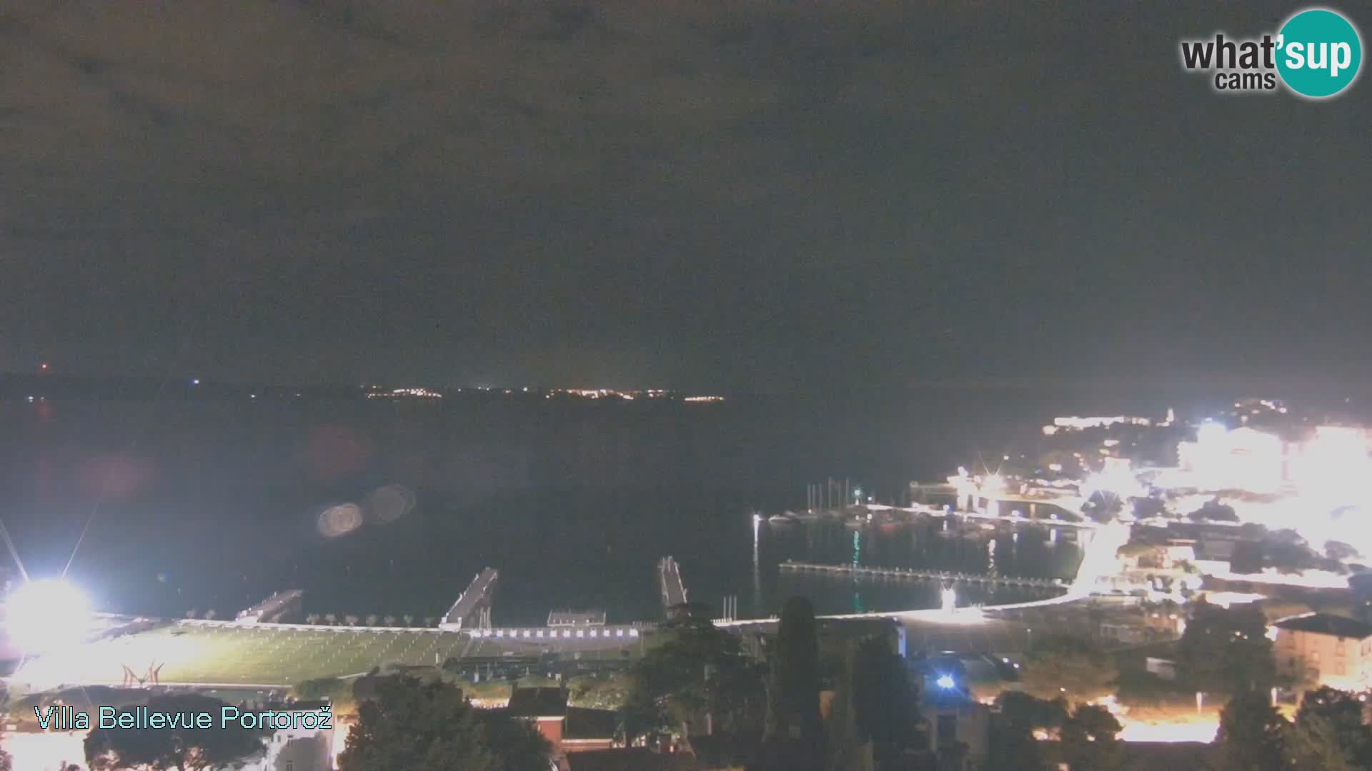 Portorož camera en vivo – Panorama Villa Bellevue