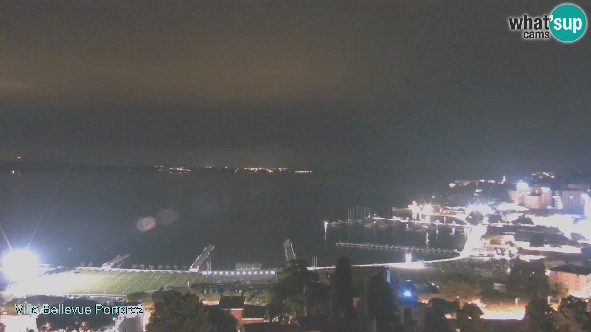 Portorož camera en vivo – Panorama Villa Bellevue