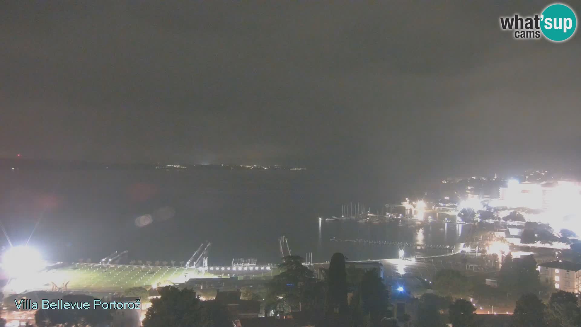 Portorož camera en vivo – Panorama Villa Bellevue