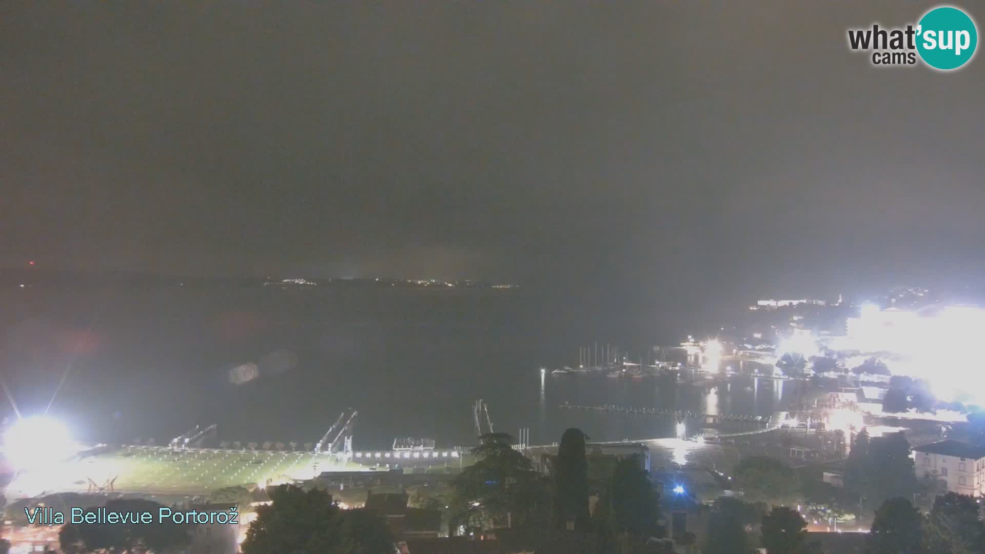 Portorož camera en vivo – Panorama Villa Bellevue