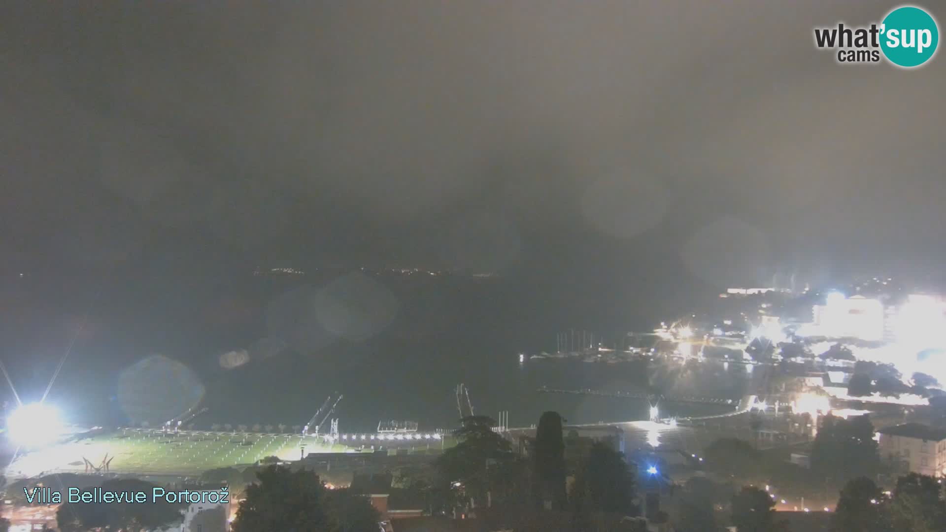 Portorož camera en vivo – Panorama Villa Bellevue