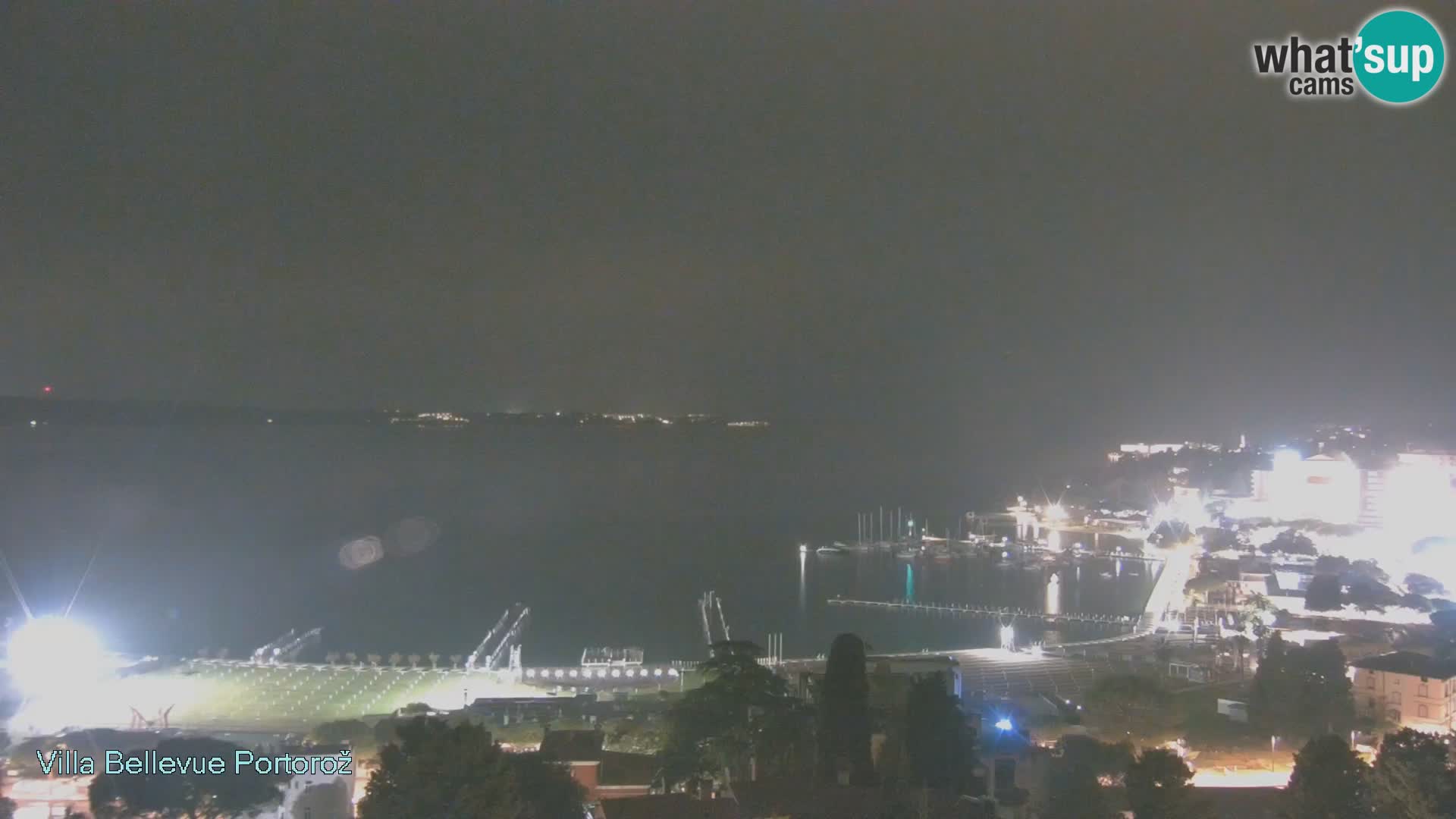 Live webcam Portorož – Panorama dalla Villa Bellevue