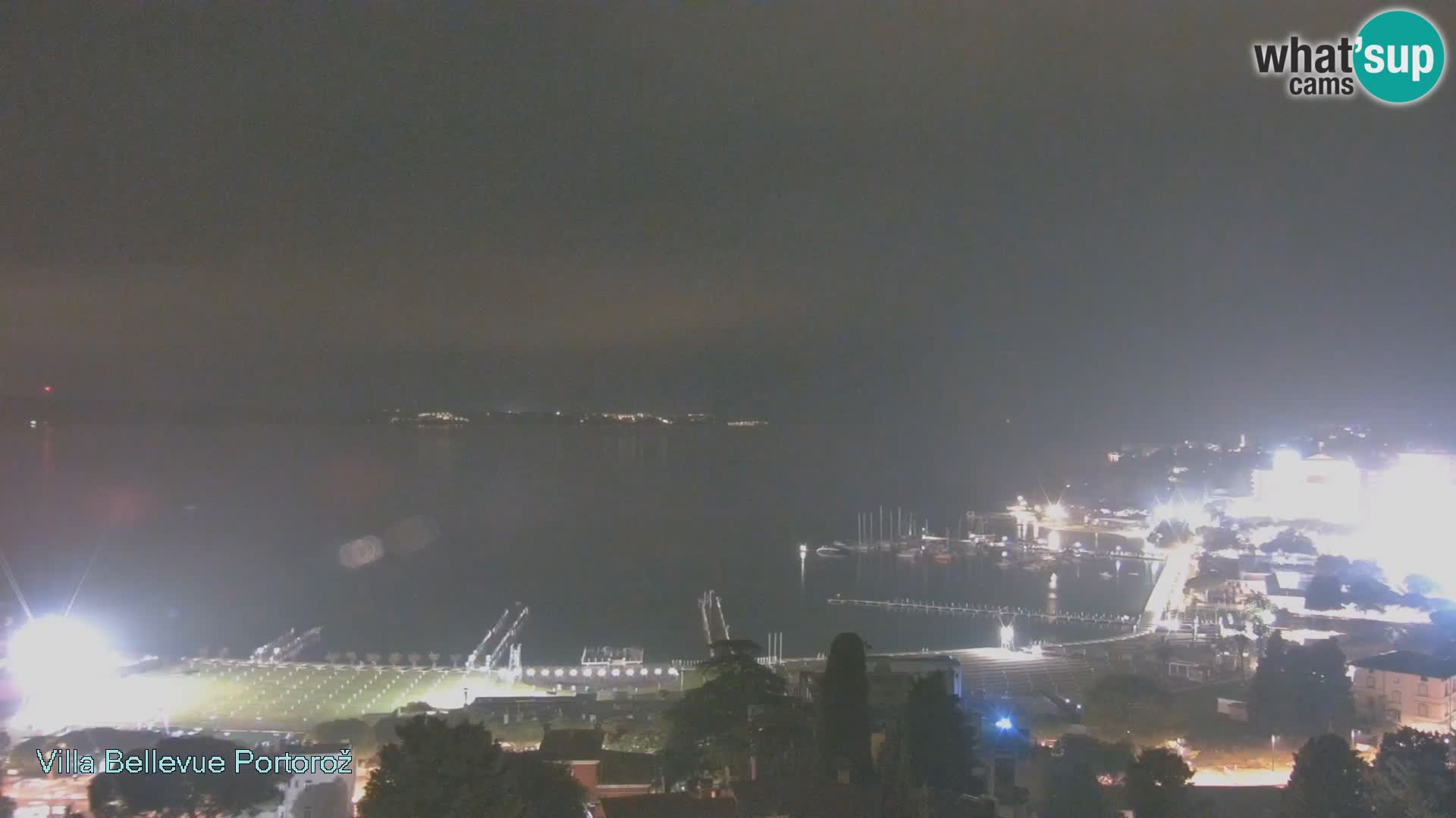 Portorož web kamera – pogled sa Villa Bellevue