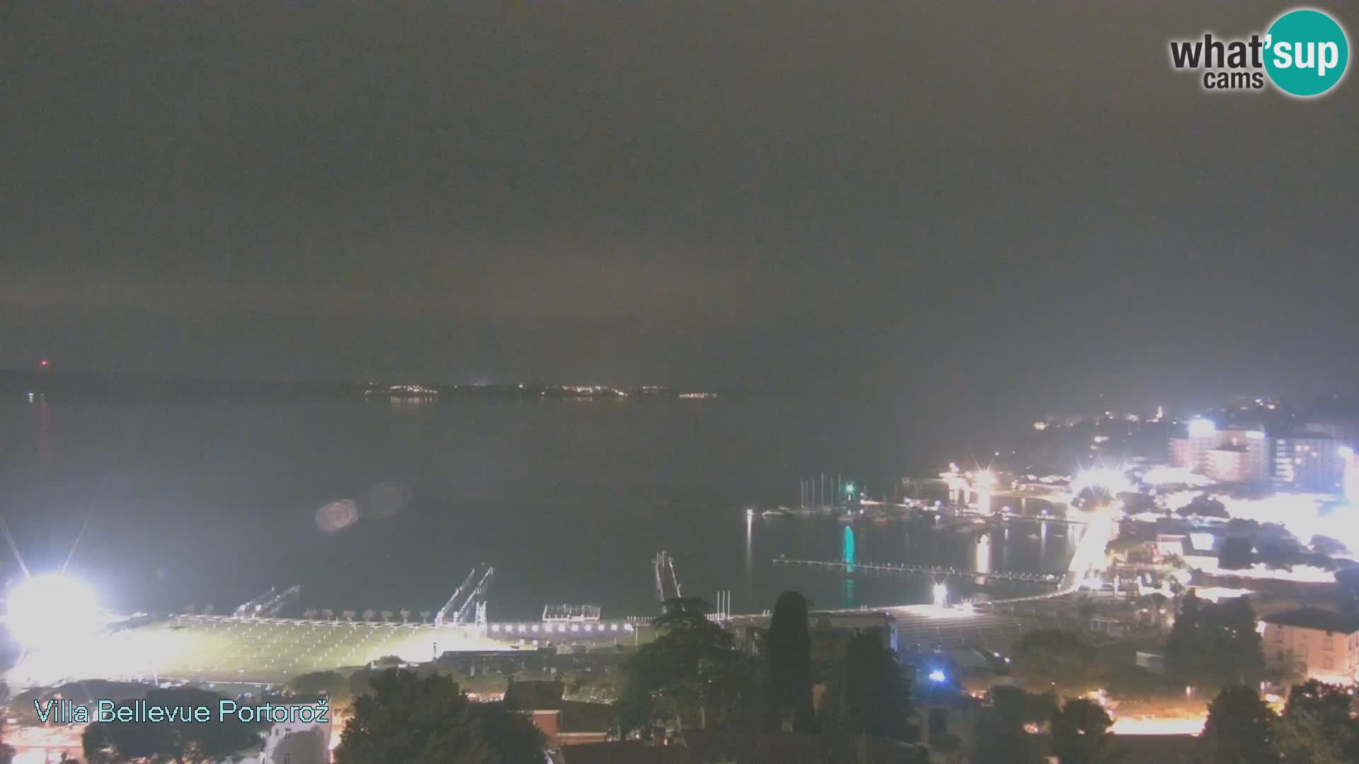 Portorož camera en vivo – Panorama Villa Bellevue