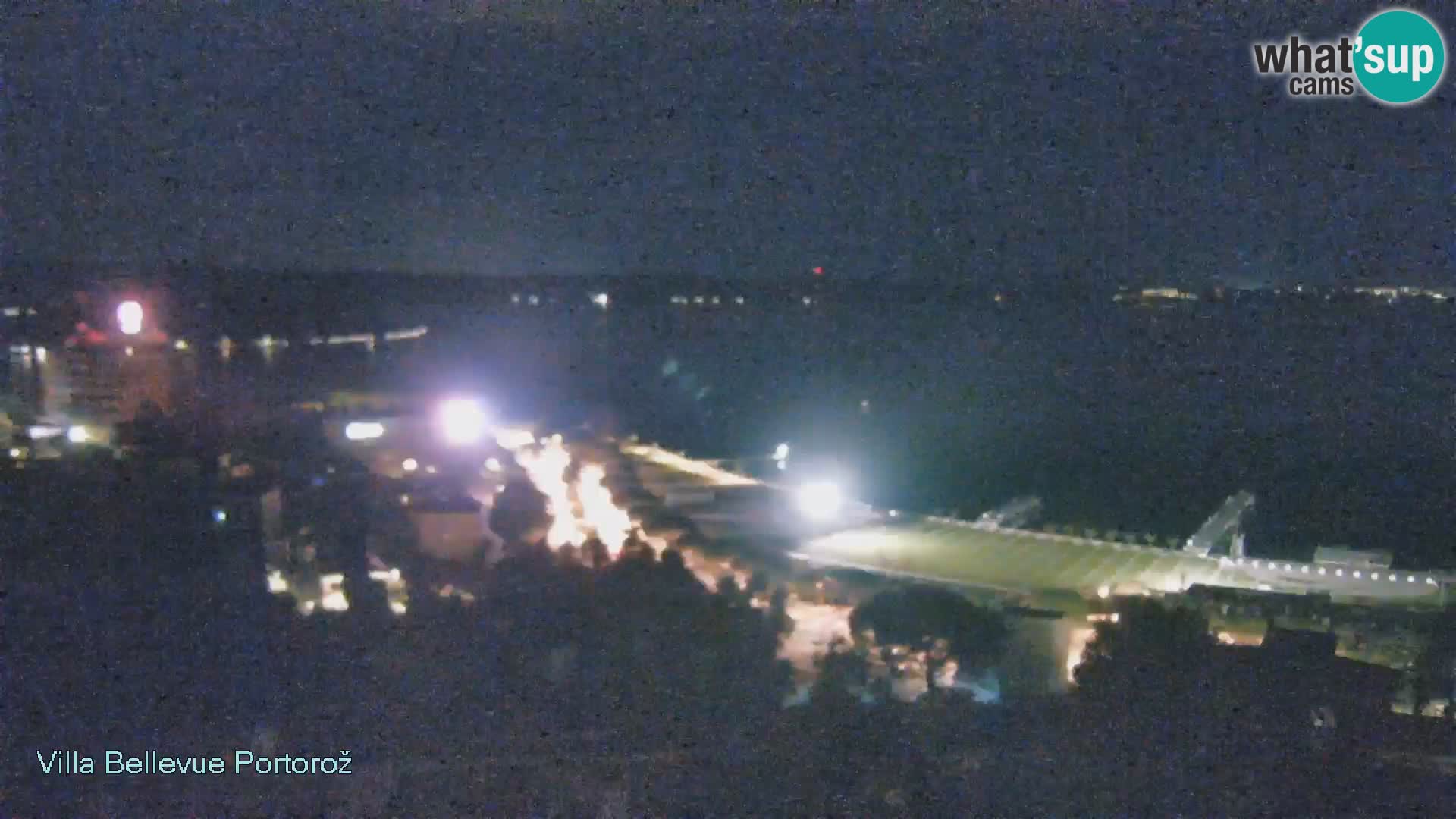 Portorož web kamera – pogled sa Villa Bellevue