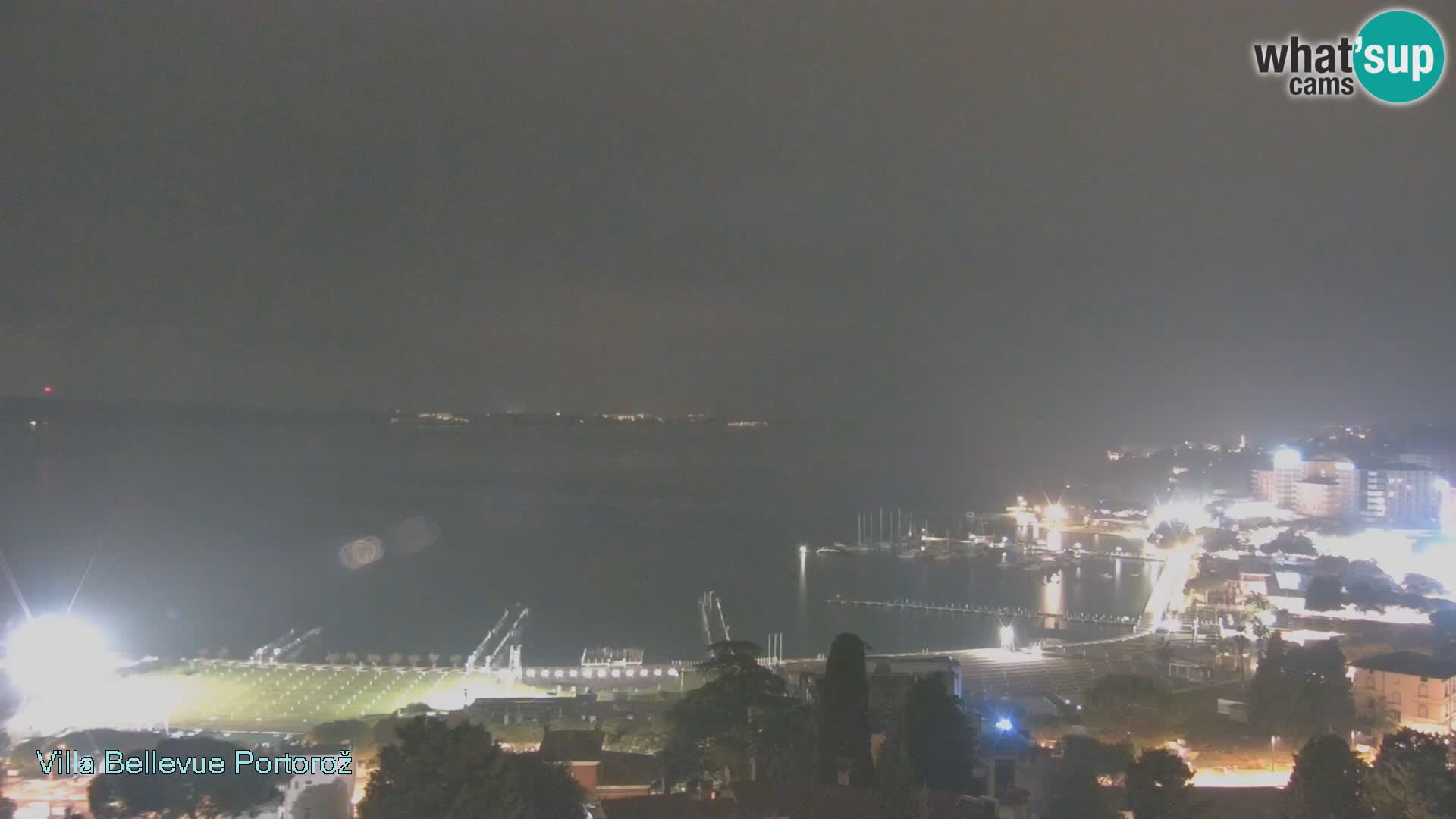 Portorož web kamera – pogled sa Villa Bellevue