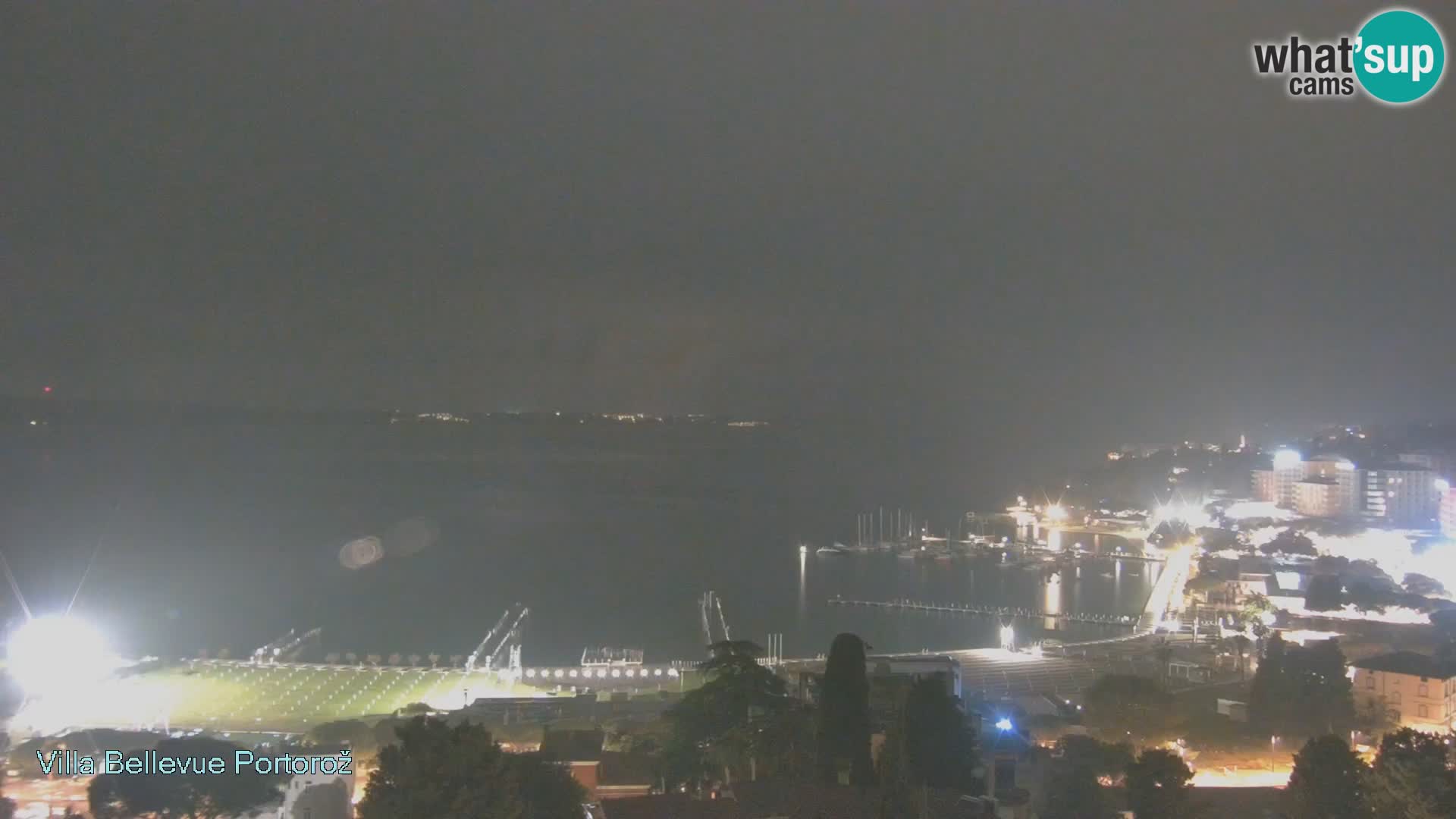 Portorož camera en vivo – Panorama Villa Bellevue