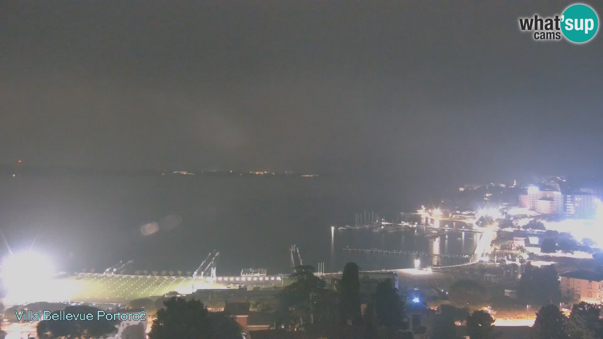 Panorama webcam Portorož – view from Villa Bellevue