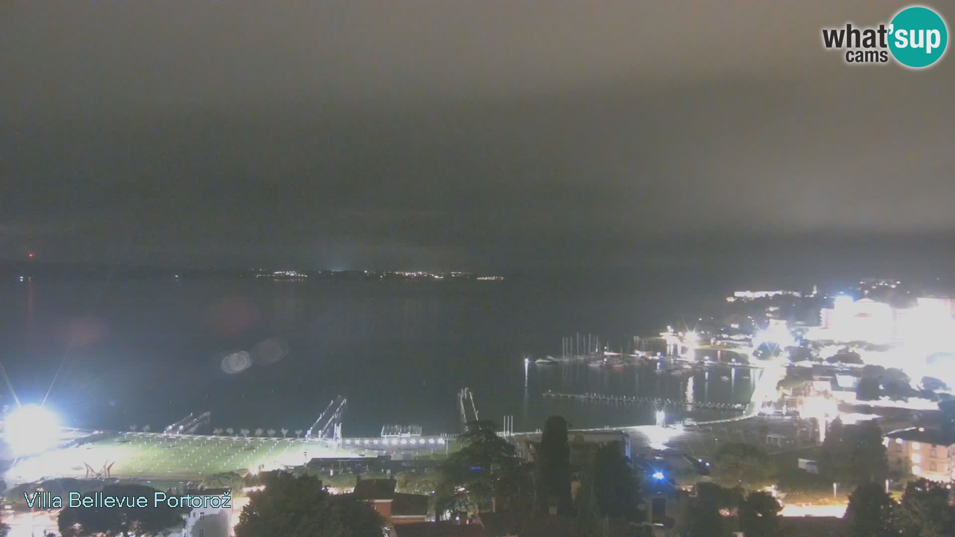 Panorama webcam Portorož – view from Villa Bellevue