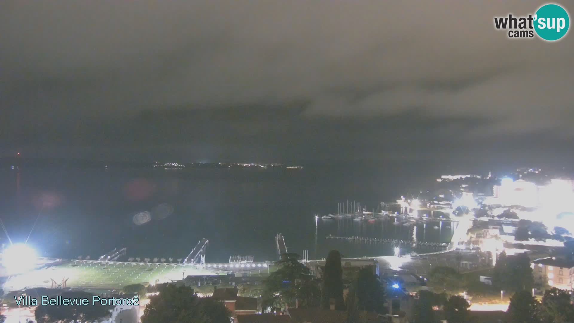 Portorož camera en vivo – Panorama Villa Bellevue