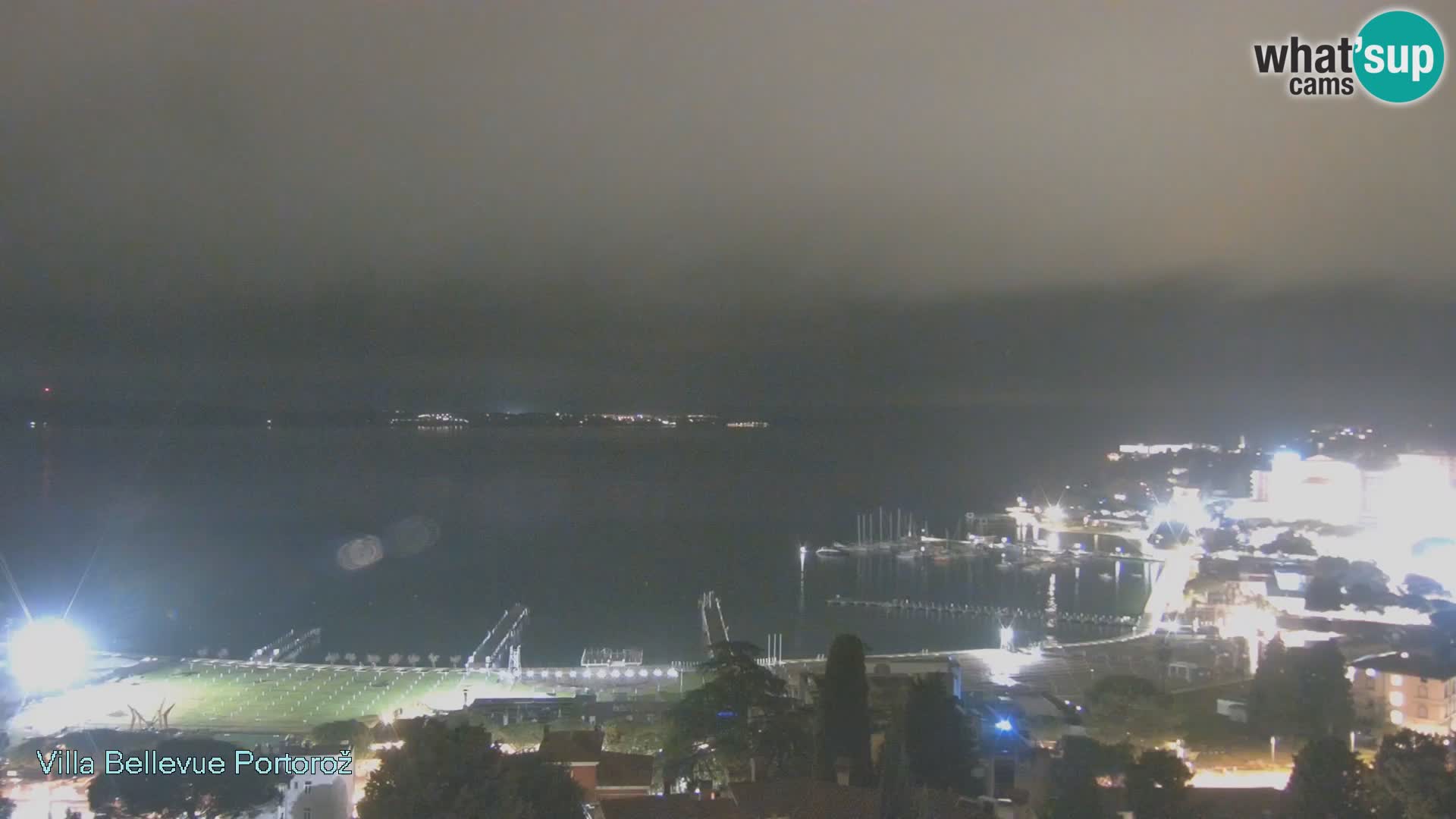 Portorož camera en vivo – Panorama Villa Bellevue