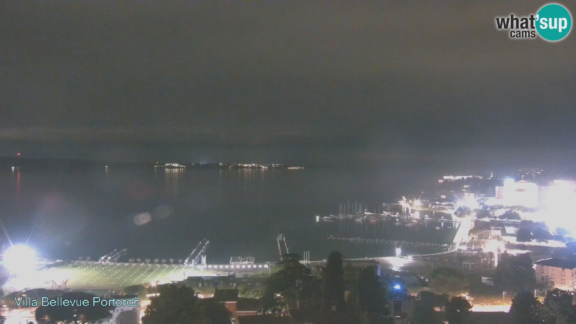 Portorož camera en vivo – Panorama Villa Bellevue