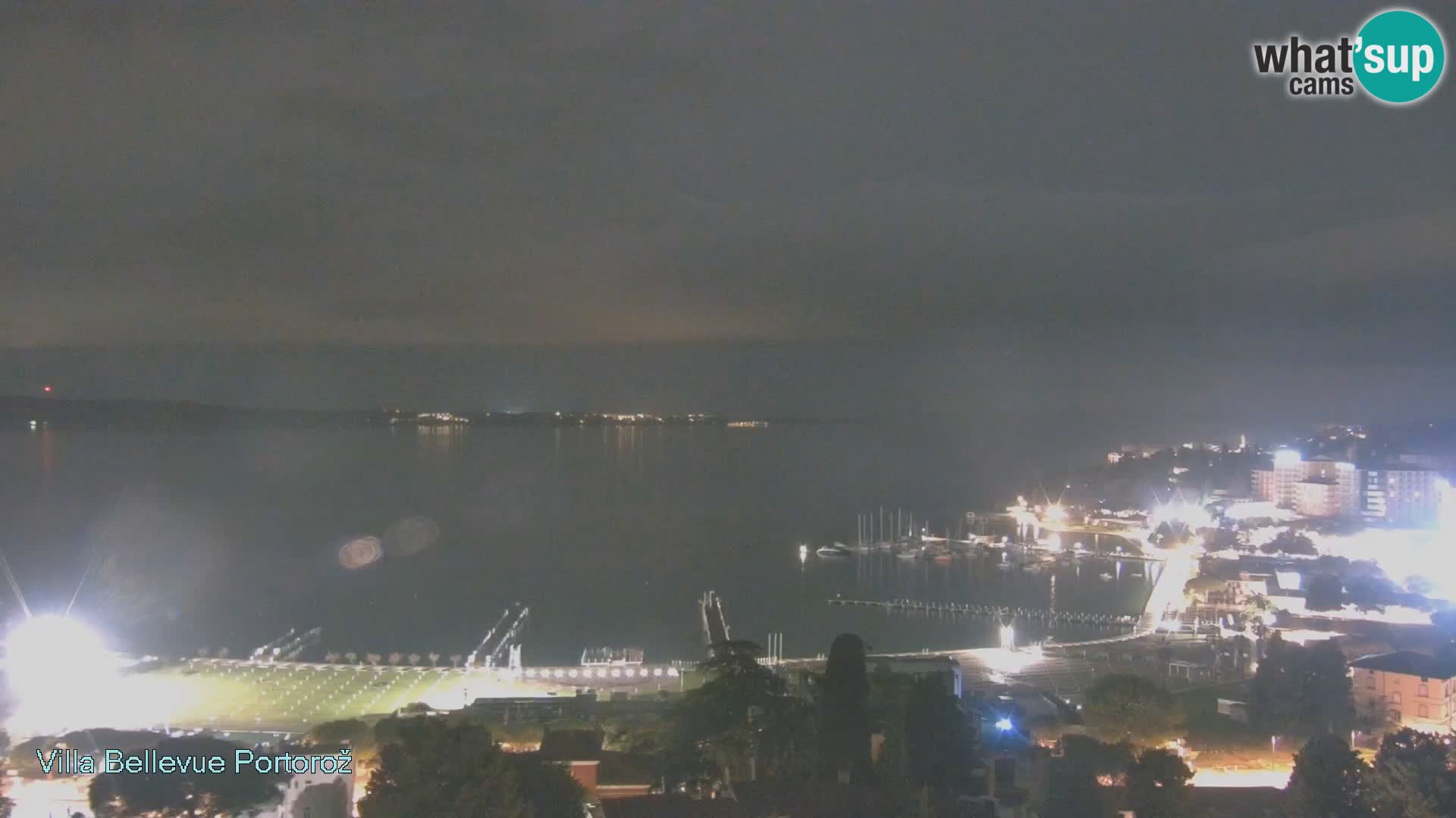 Portorož web kamera – pogled sa Villa Bellevue
