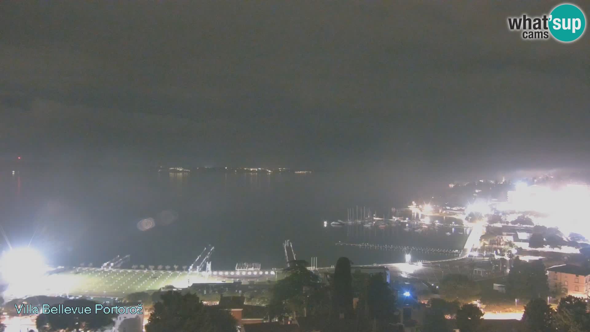 Portorož camera en vivo – Panorama Villa Bellevue