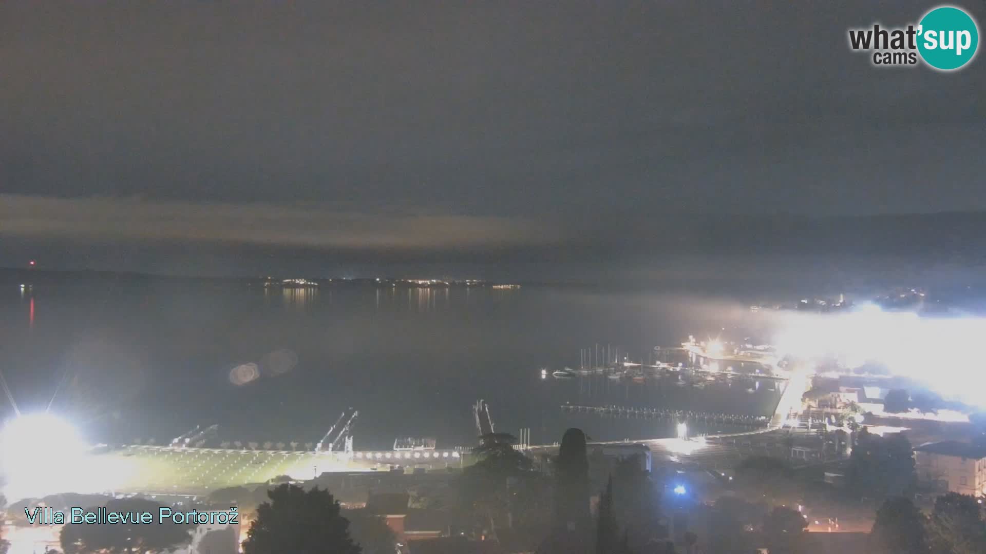 Portorož web kamera – pogled sa Villa Bellevue