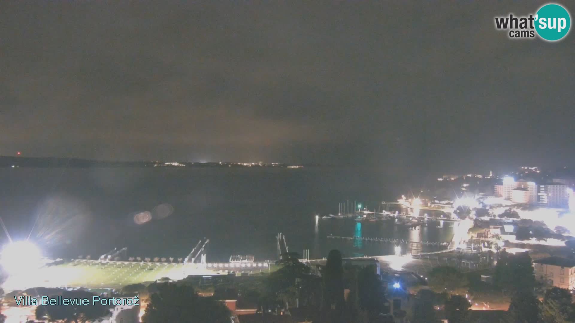 Live webcam Portorož – Panorama dalla Villa Bellevue