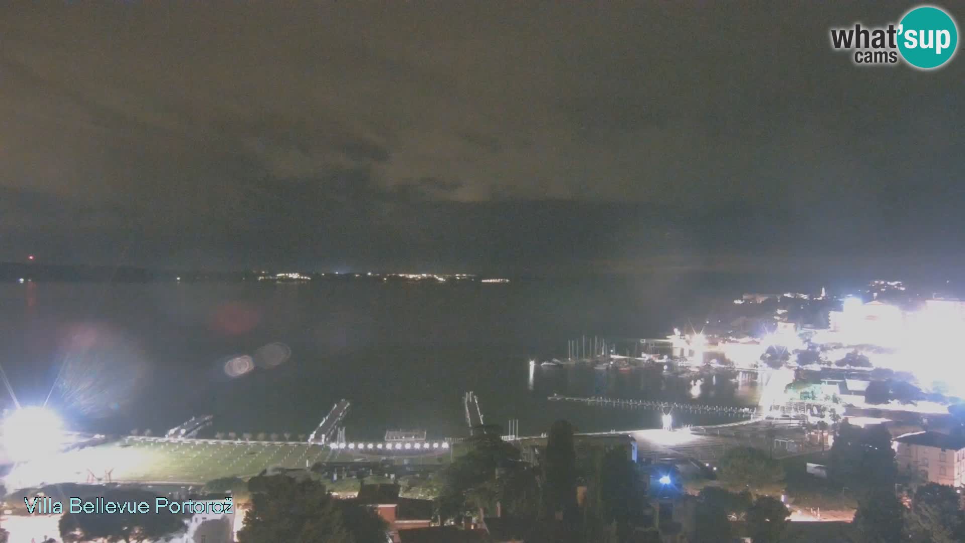 Portorož web kamera – pogled sa Villa Bellevue
