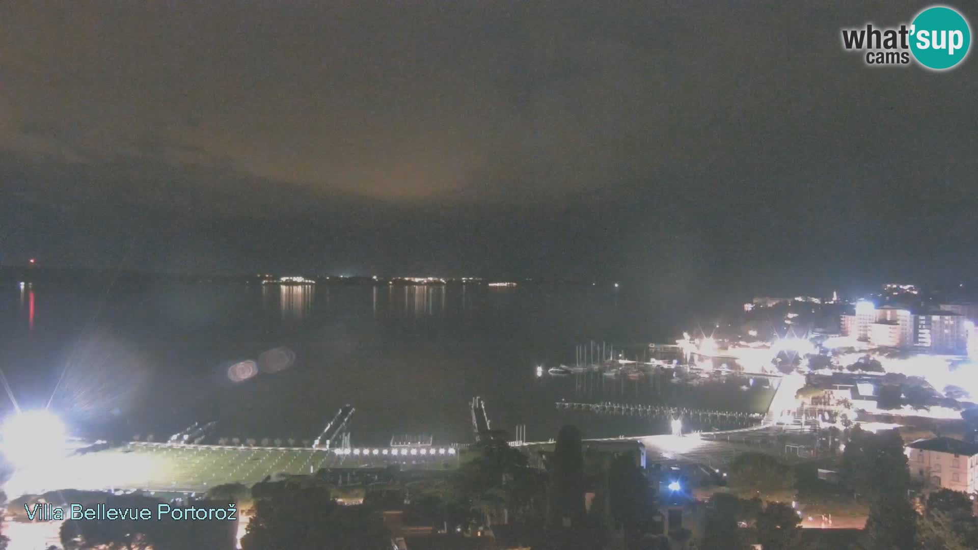 Portorož camera en vivo – Panorama Villa Bellevue