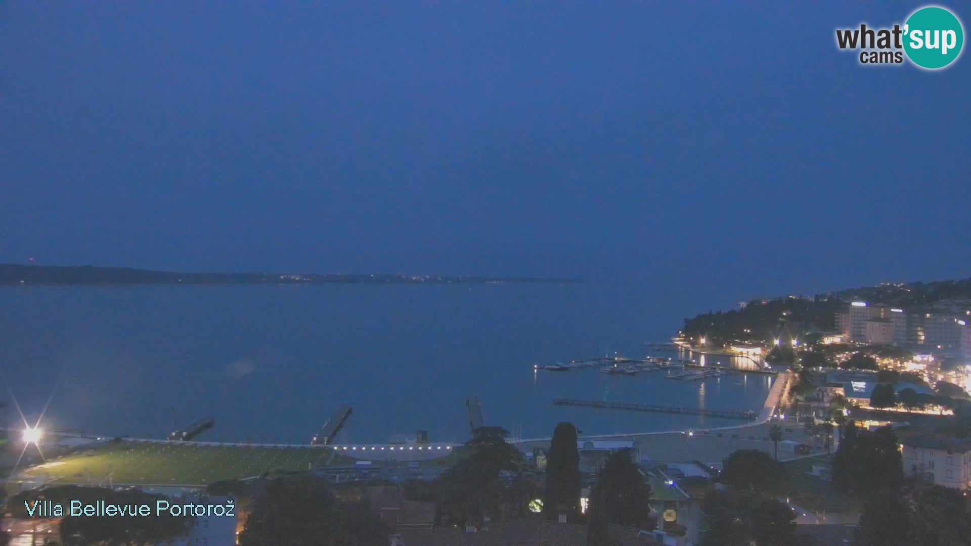 Panorama webcam Portorož – view from Villa Bellevue